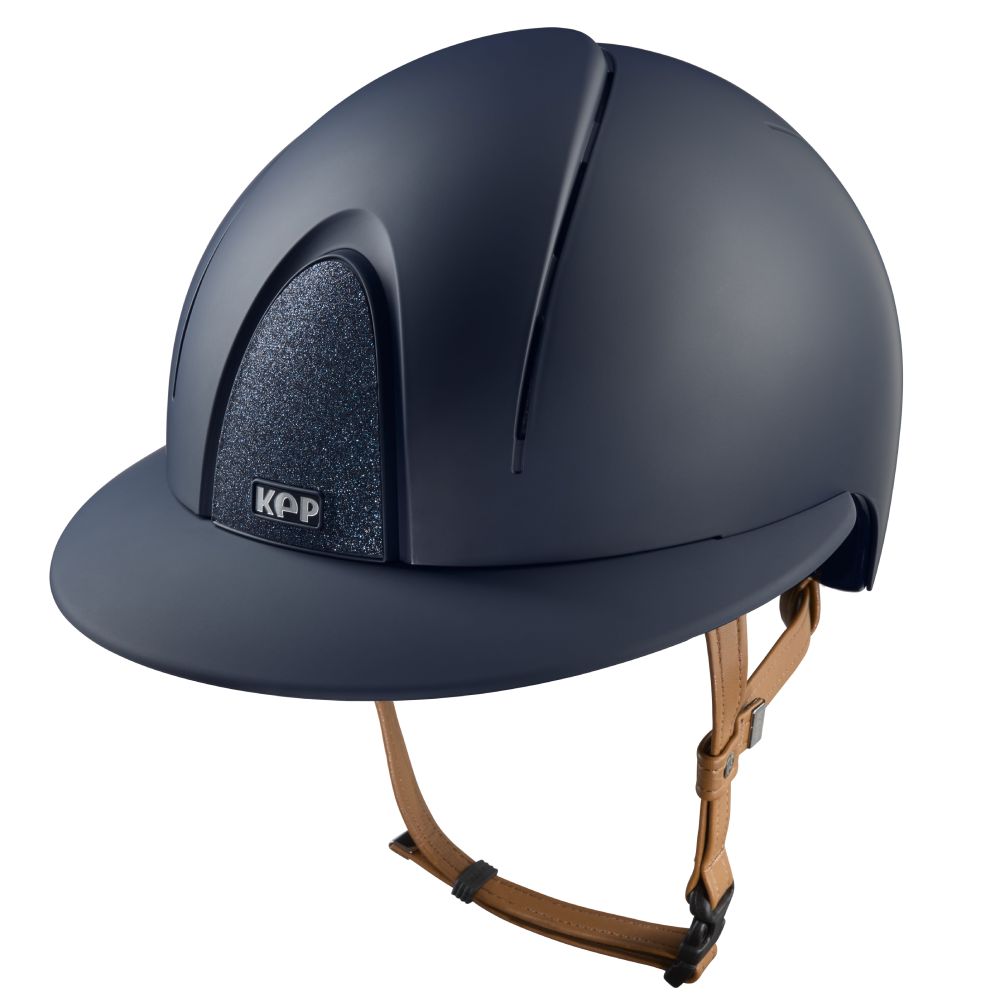 KEP Smart Nova Textile beige Strap Polo Visor Star Reithelm