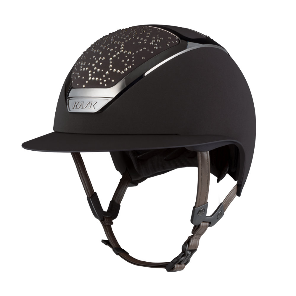 KASK Star Lady Chrome Swarovski Vibe Reithelm