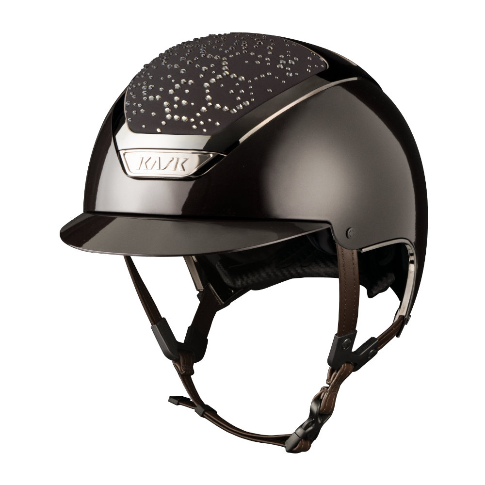 KASK Dogma Pure Shine Swarovski Vibe Reithelm