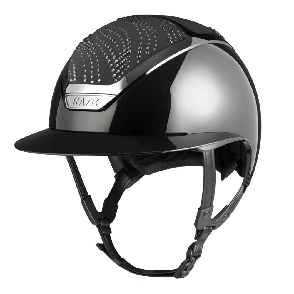 KASK Star Lady Pure Shine Swarovski Flow Reithelm