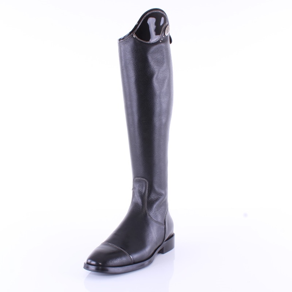 DeNiro Reitstiefel Salentino 01 black Top shiny