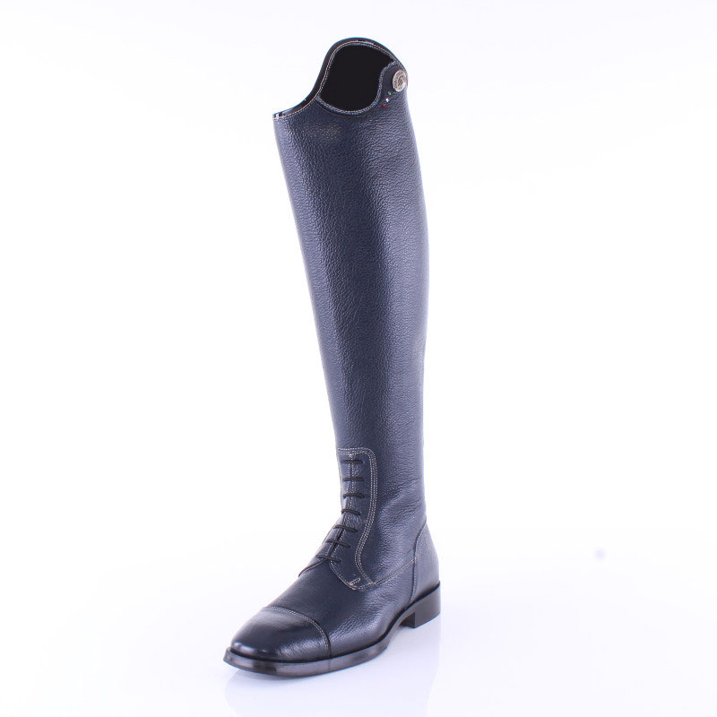 DeNiro Reitstiefel Salentino 02 blau Shiny