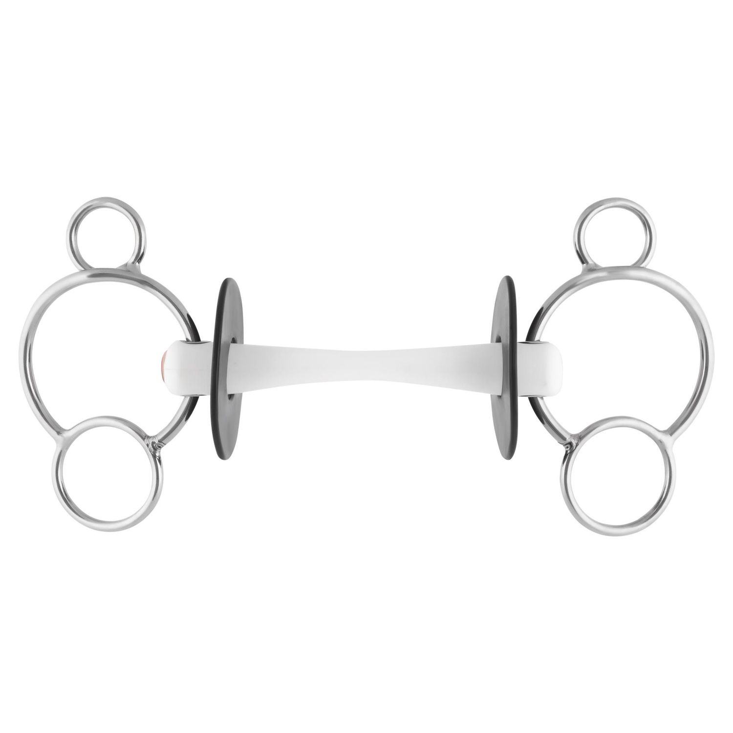 Nathe 3Ring Gebiss mit biegsamer Stange 20mm