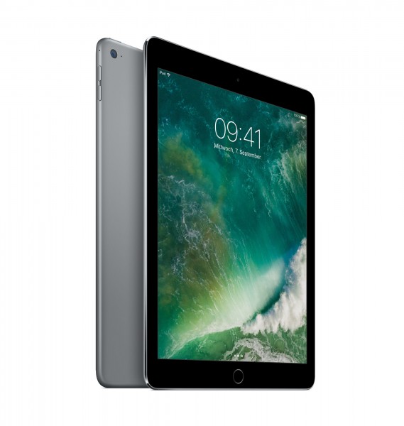Apple iPad Air 2 Tablet 9,7 Zoll Retina Multi-Touch 128GB SSD Wi-Fi + UMTS LTE Space Grau