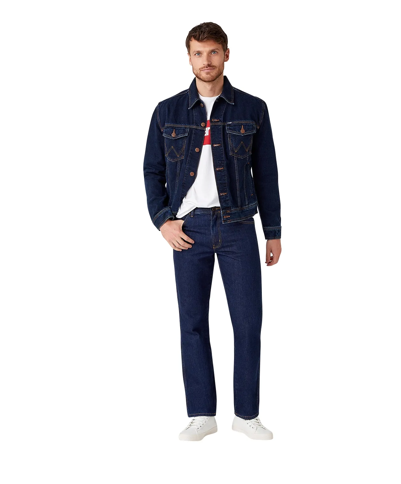 Wrangler Texas Jeans Regular Fit in Darkstone