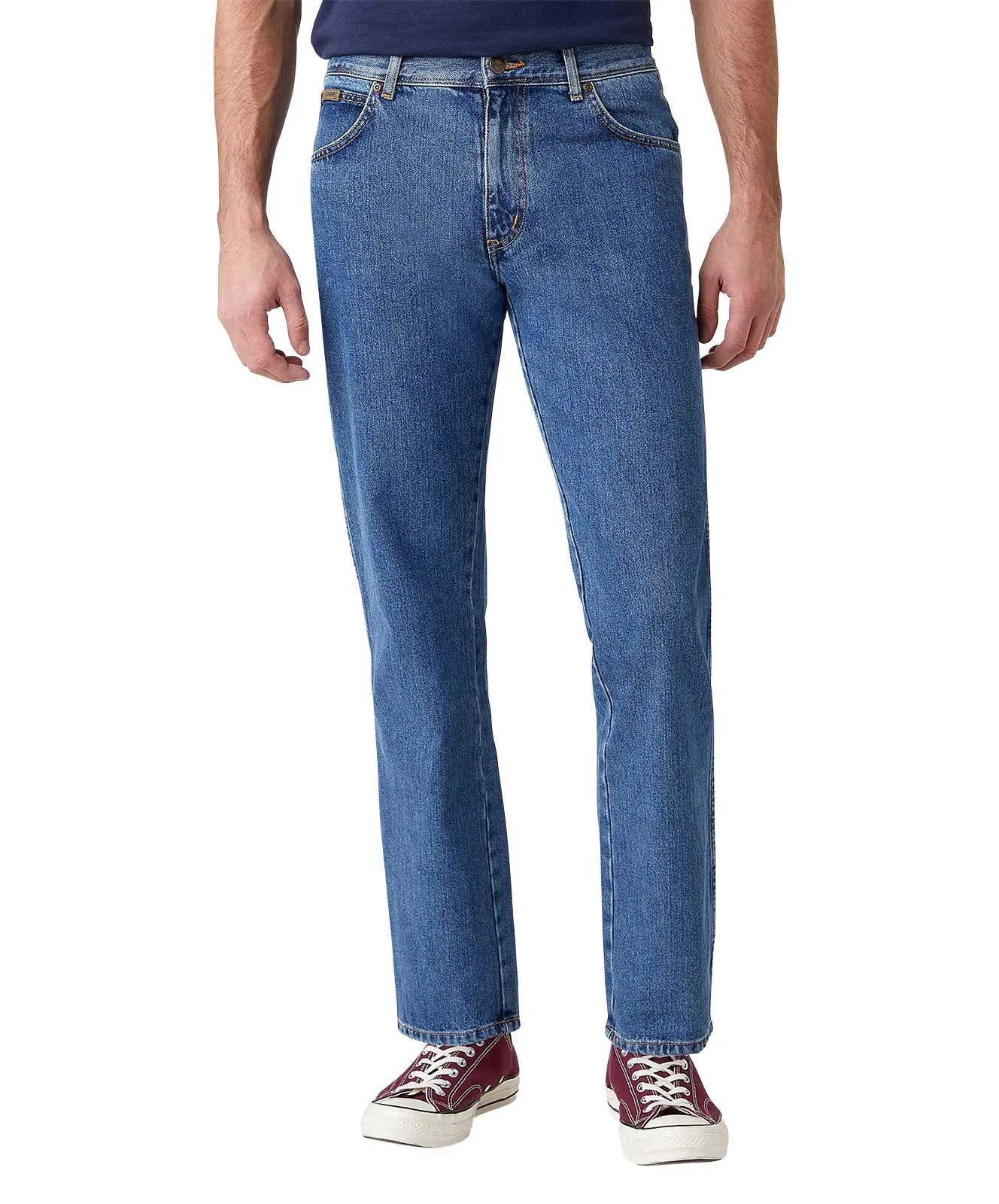 Wrangler Straight Jeans Texas in Vintage Stonewash