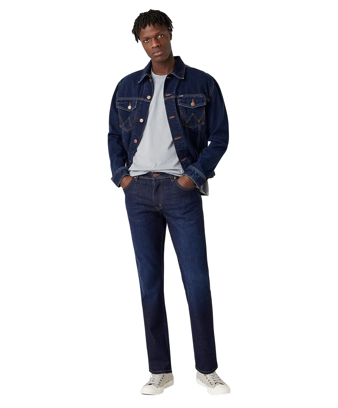 Wrangler Straight Jeans Texas Slim in Lucky Star