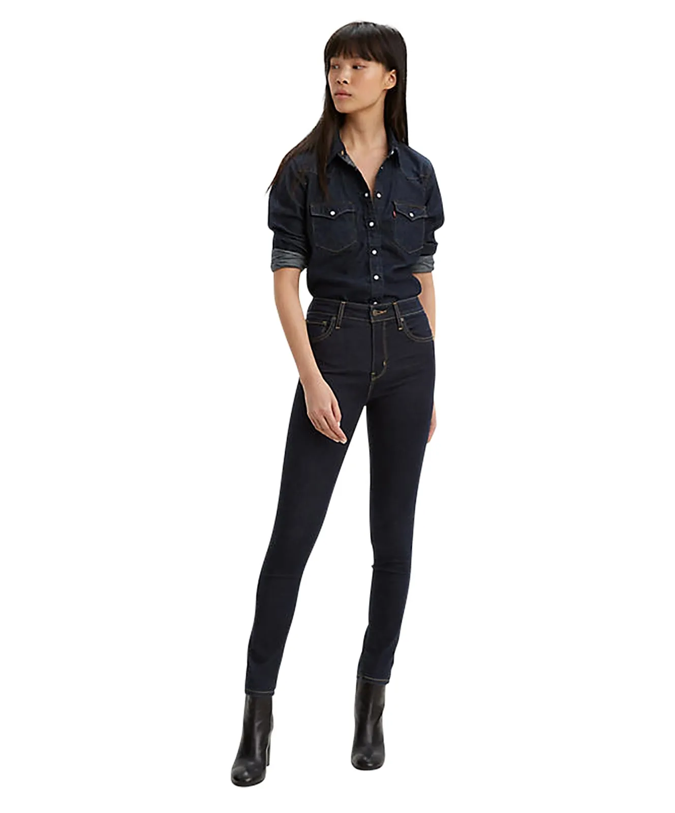 Levis High Waisted Jeans 721 High Rise Skinny in To The Nine