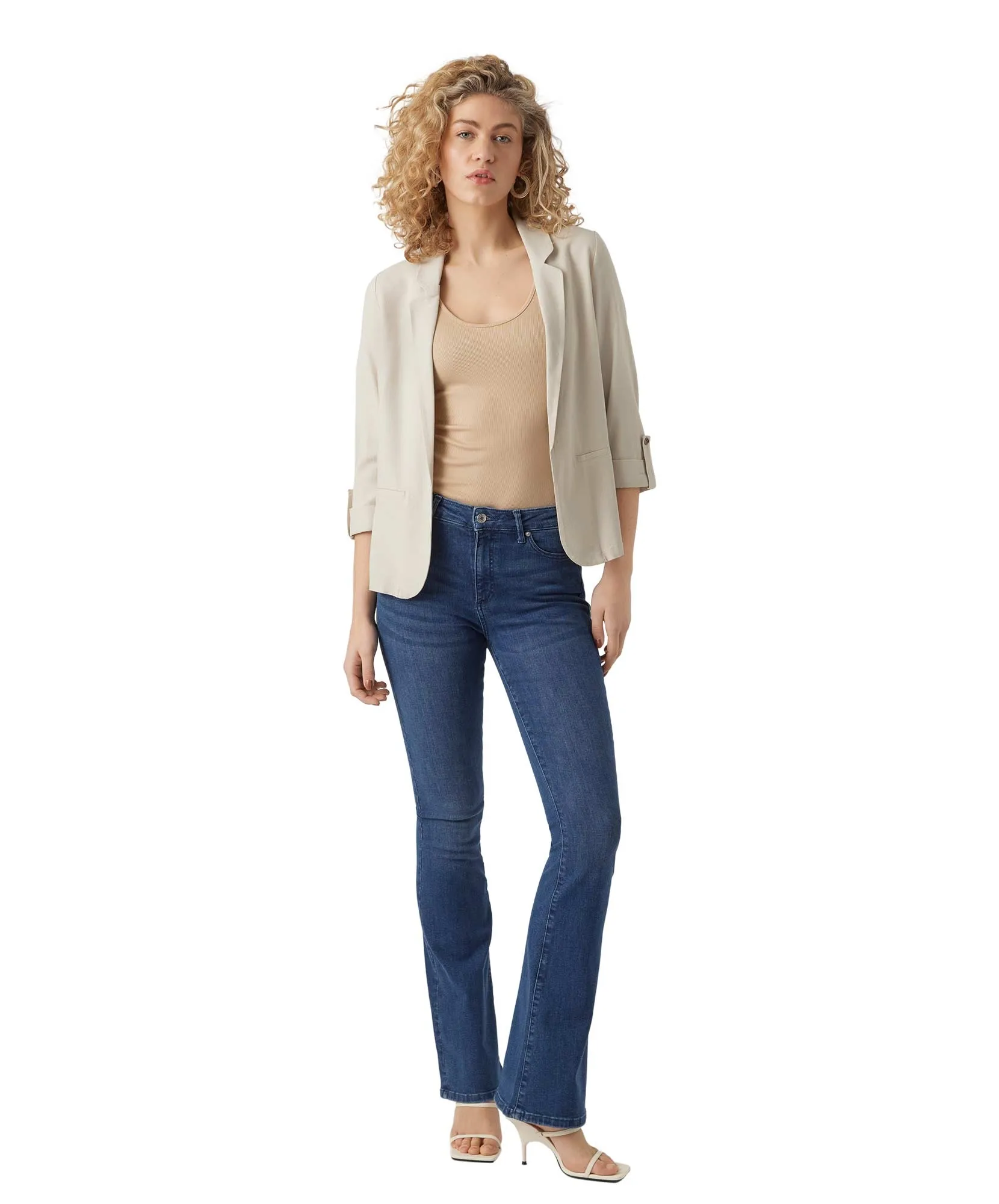 Vero Moda Blazer 3/4 Jesmiro in Silver Lining