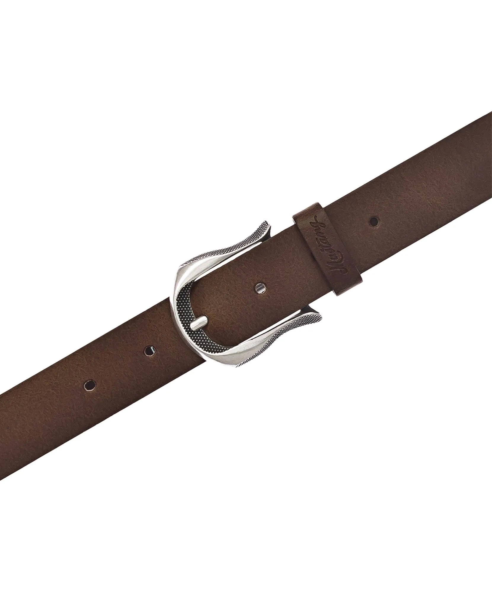 Mustang Gürtel aus Leder mit Schließe in braunem Baileys