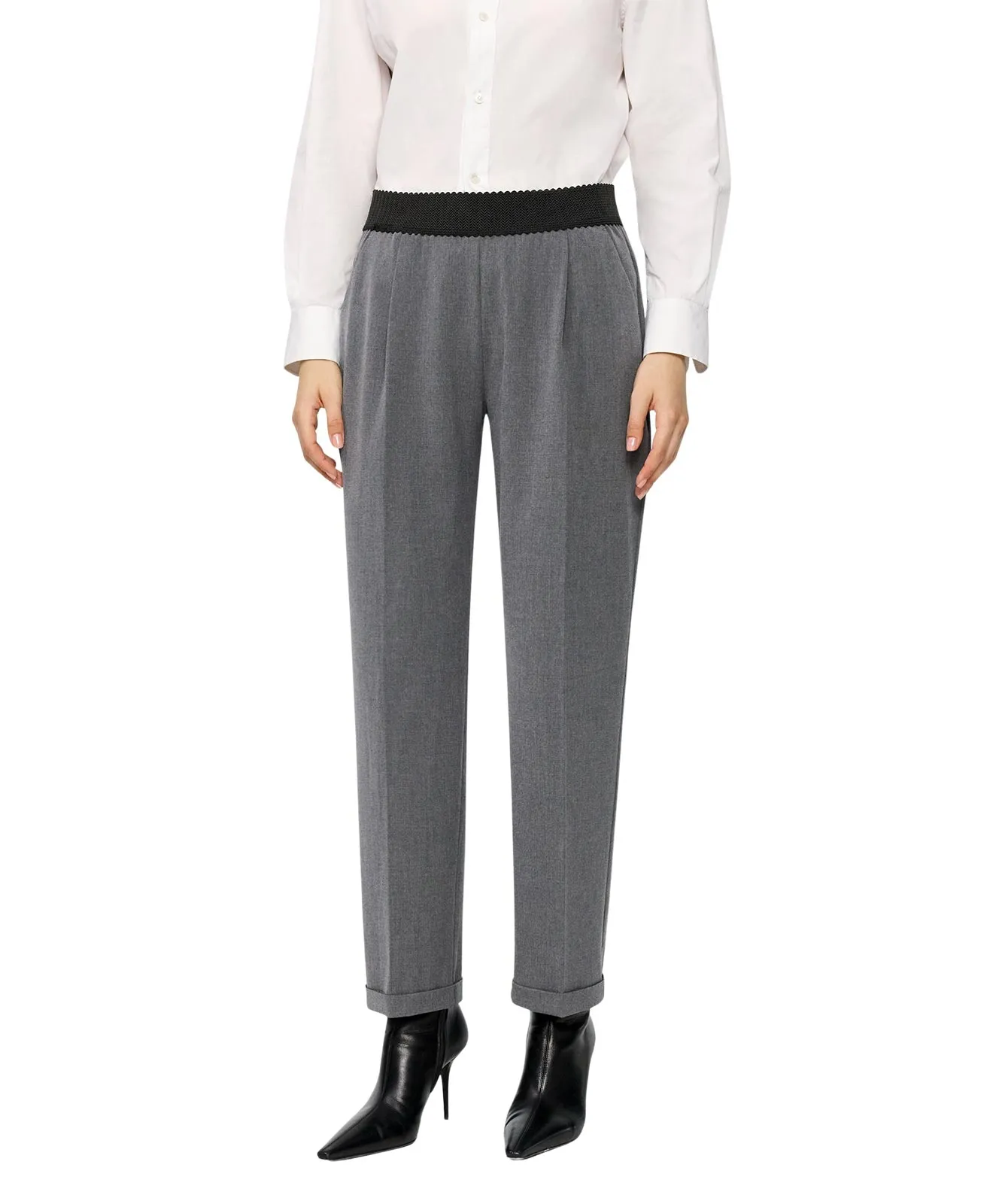 MAC Chino Hose Chino Smart in Flannel Melange