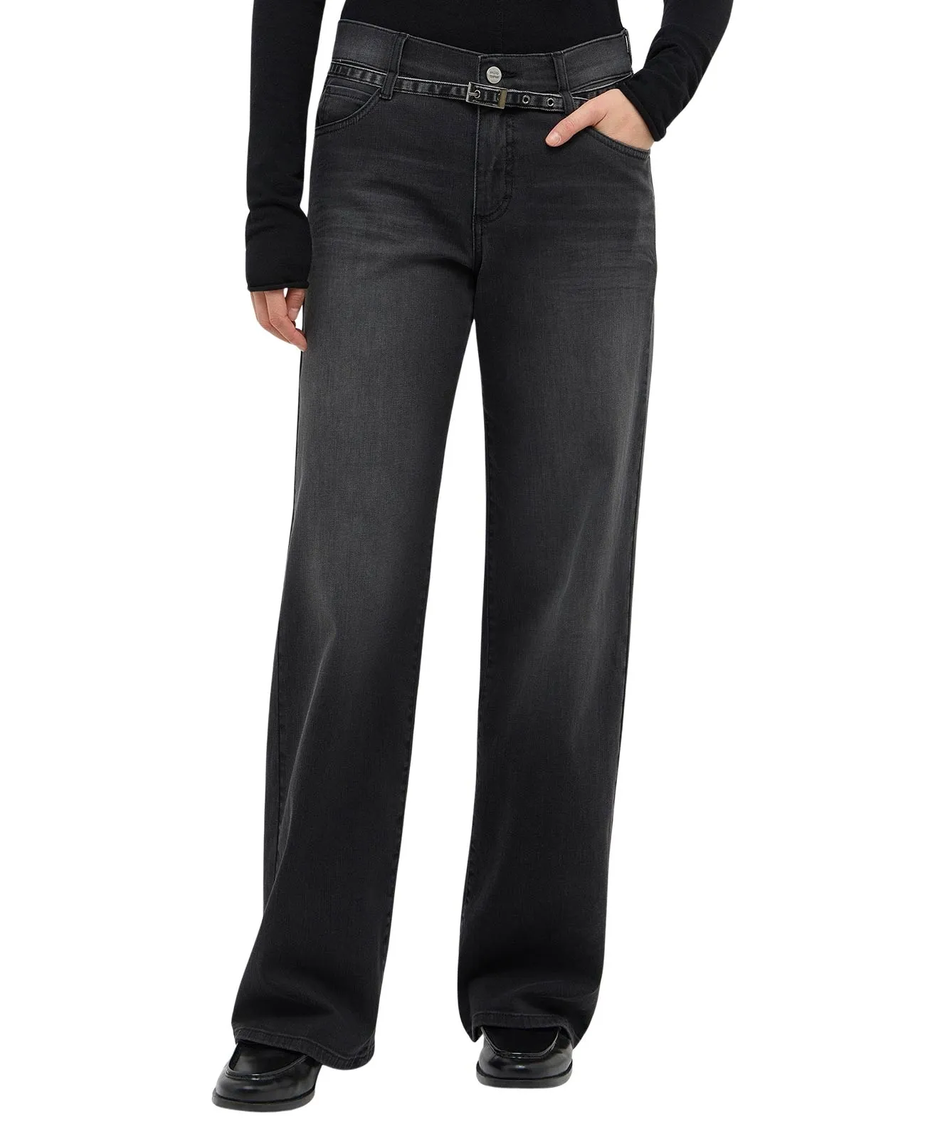 Angels Jeans Liz City Belt in Dunkelgrau