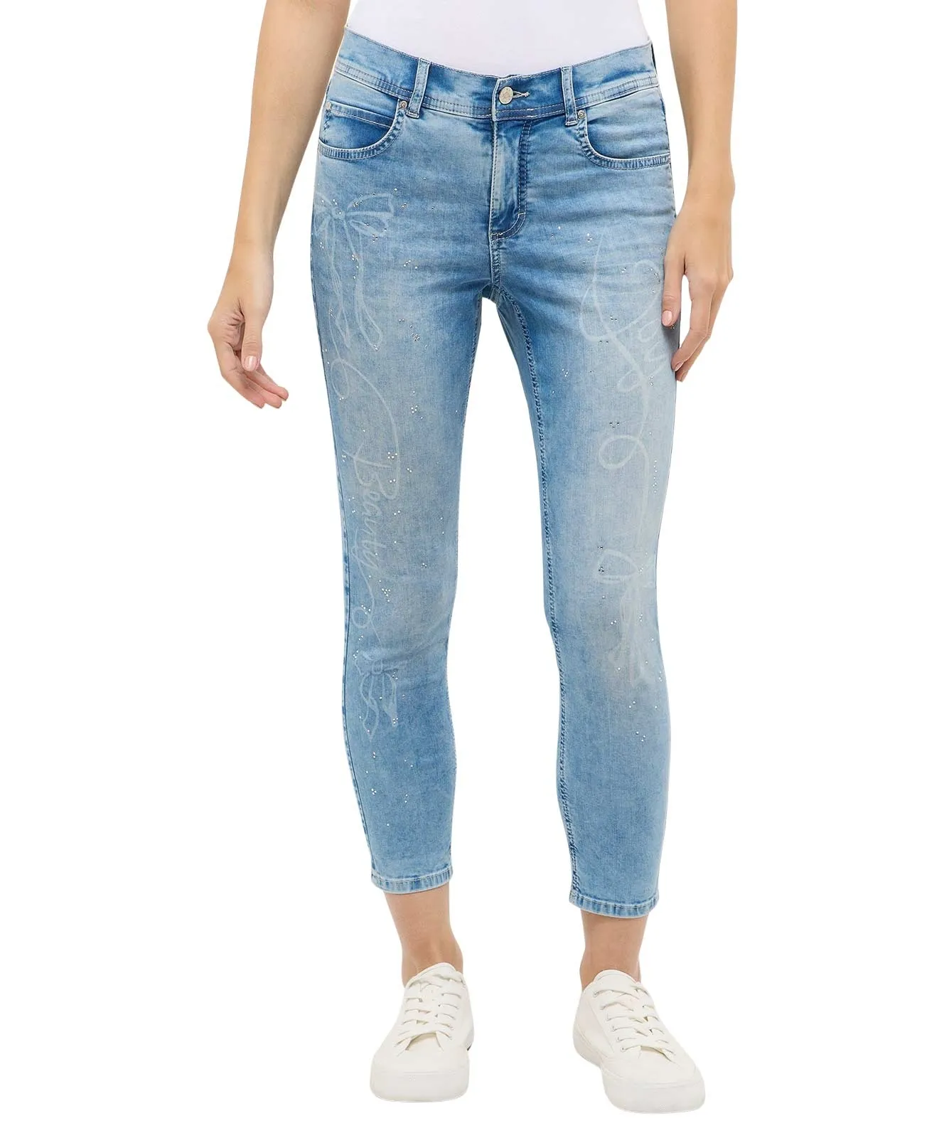 Angels 7/8 Jeans Ornella Beauty in Heaven Blue Random Used