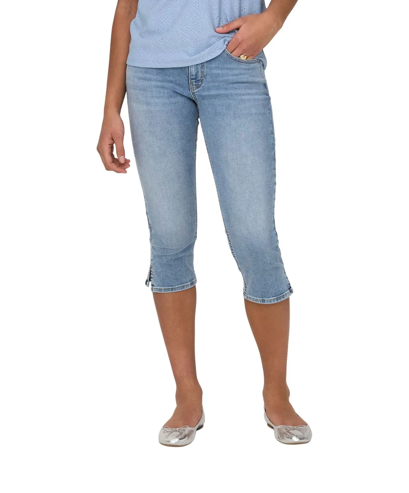 Only Jeans Shorts Blush in Medium Blue