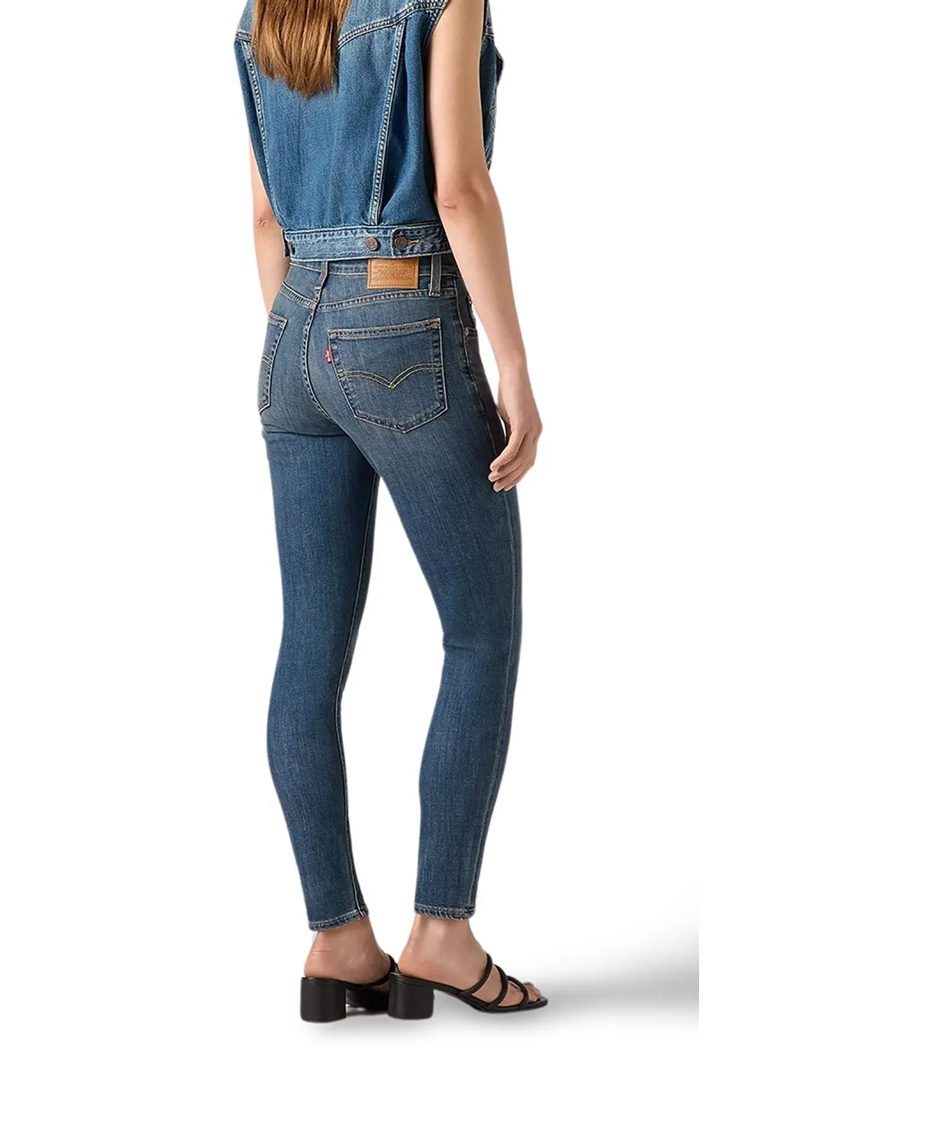 Levis High Waisted Jeans 721 High Rise Skinny in Cool For Real