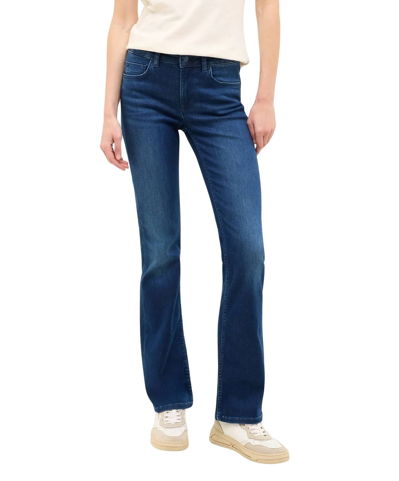 Mustang Bootcut Jeans Shelby Slim Boot in Mittelblau