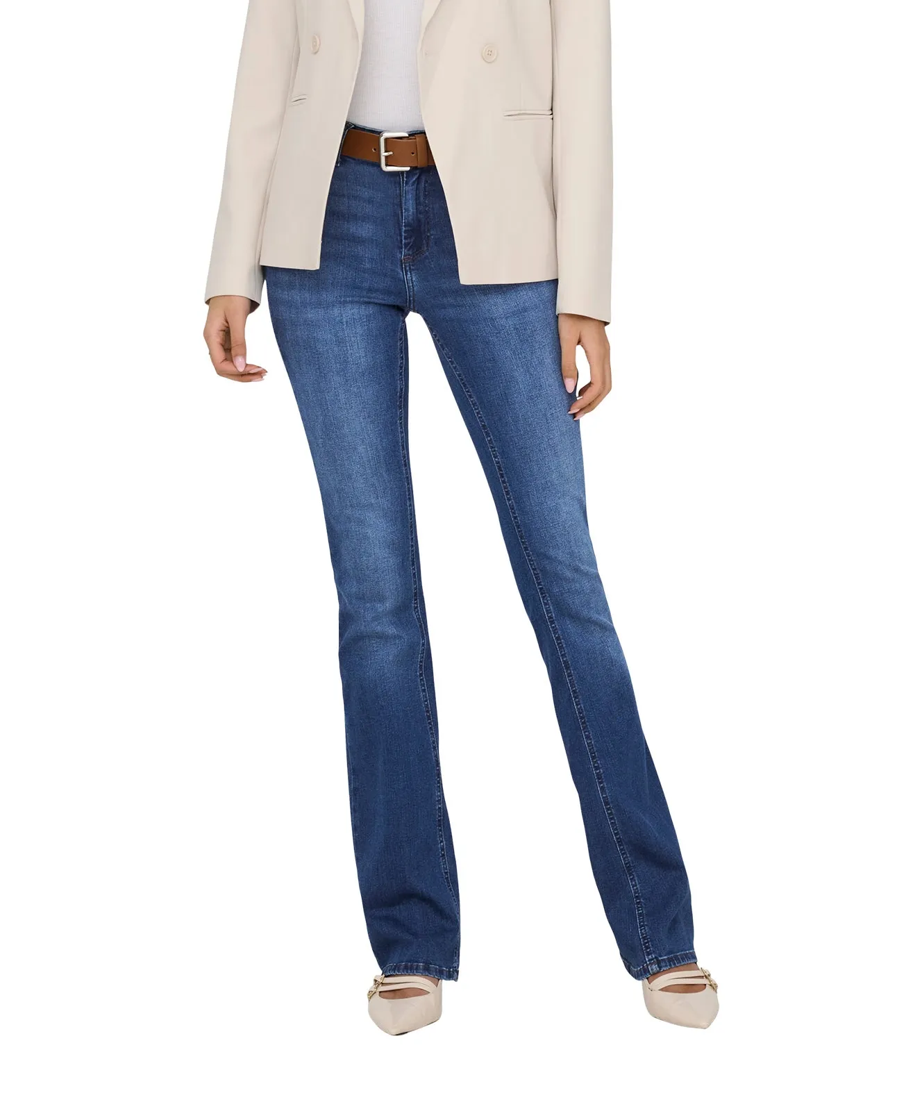 ONLY Blush Flared Jeans in Dunkelblau