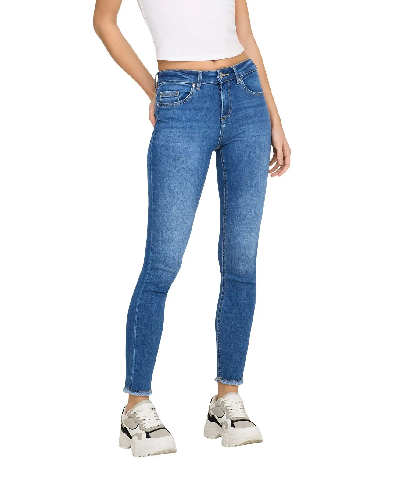 Only Skinny Jeans Blush in Medium Blue