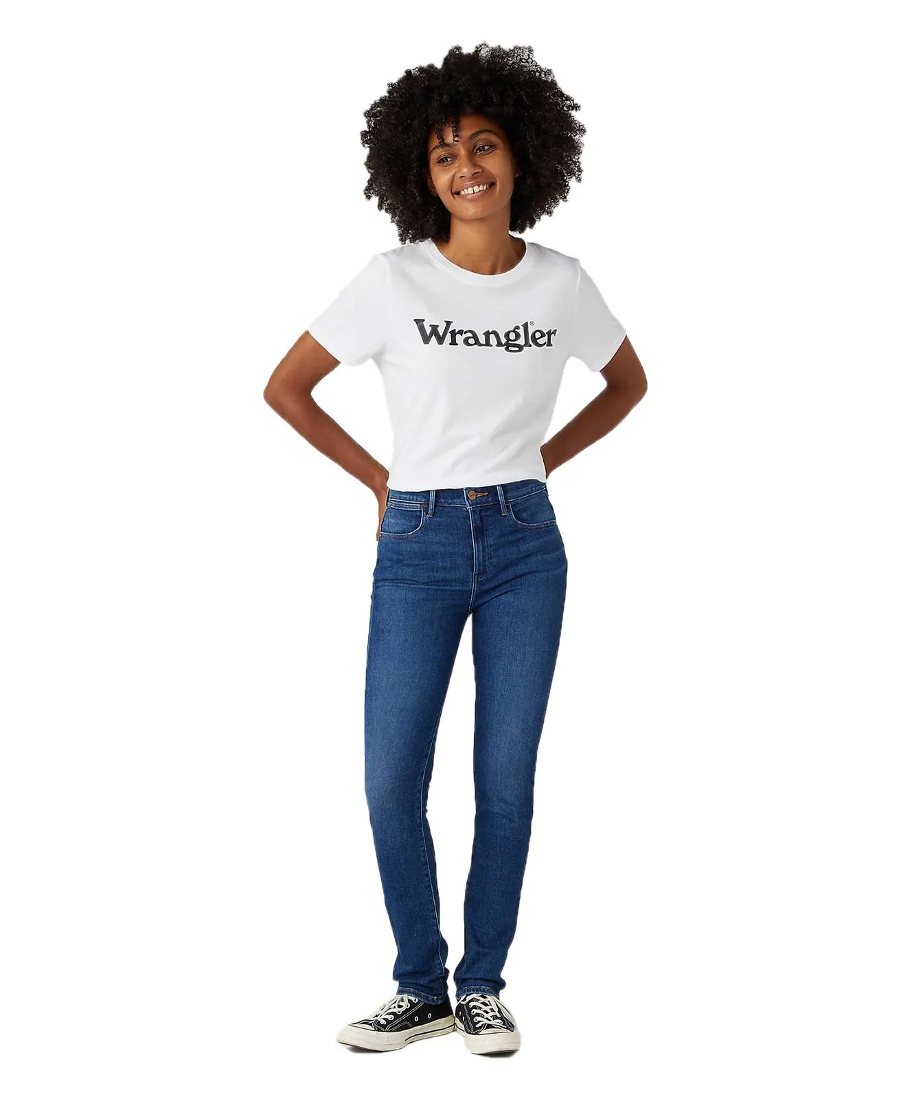 Wrangler Slim Fit Jeans Body Bespoke Slim in Authentic Love