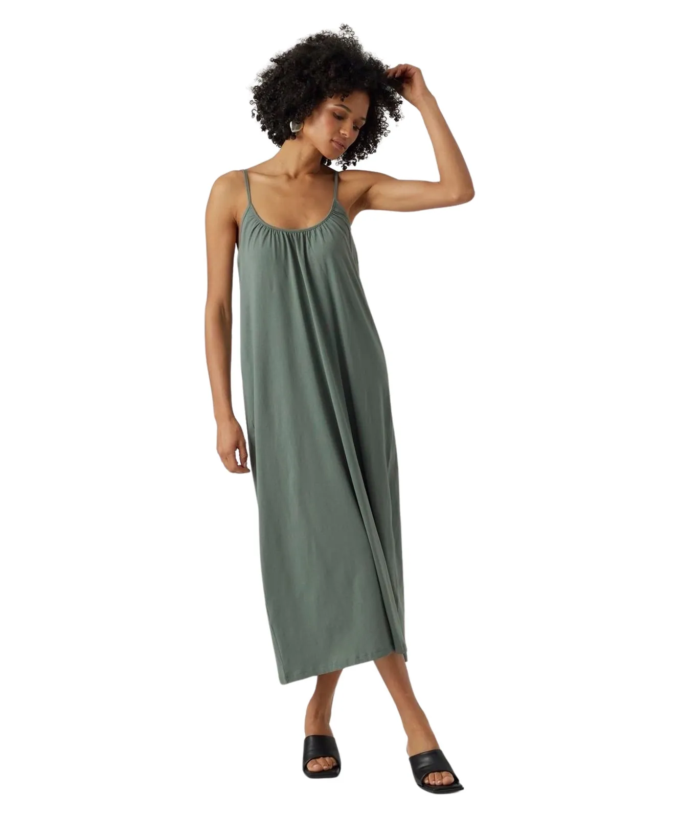 Vero Moda Maxikleid Luna in Laurel Wreath