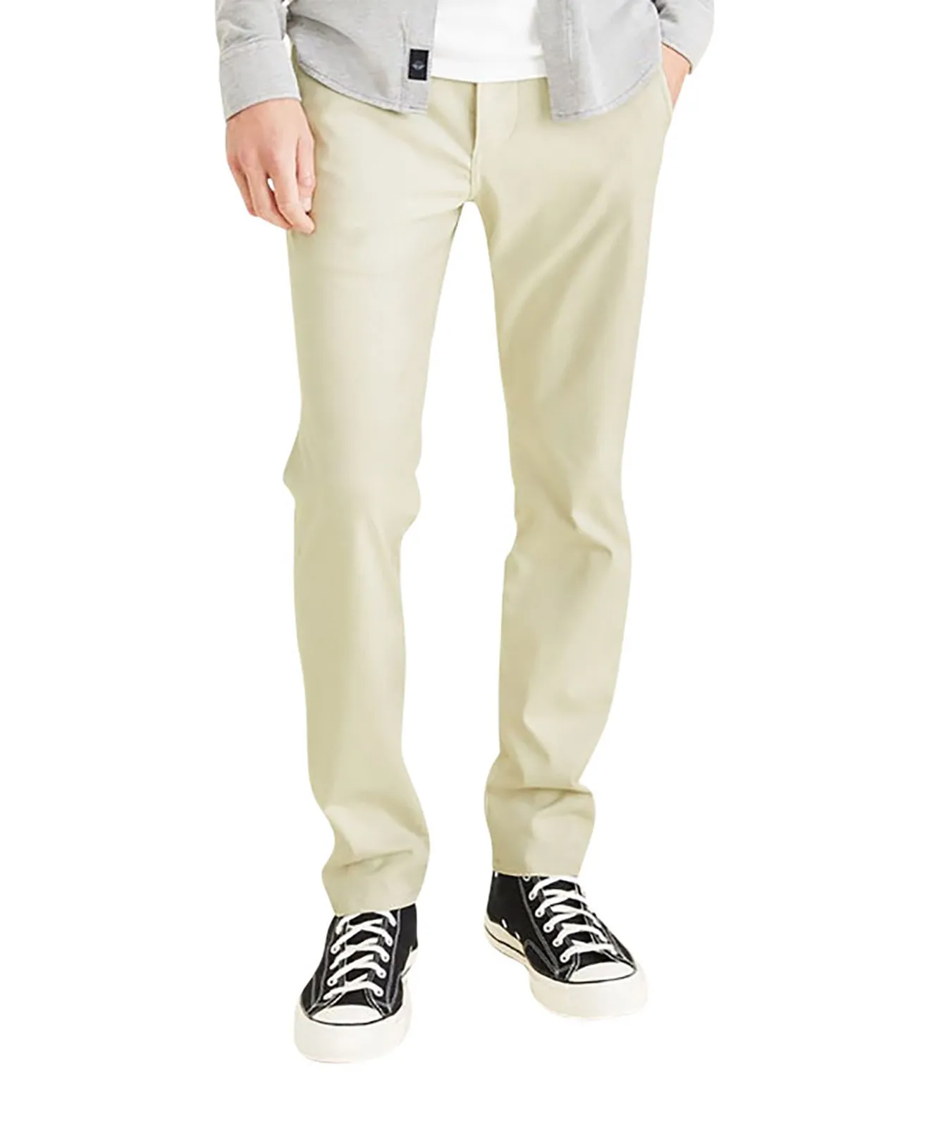 Dockers Chino Hose Alpha Khaki in Gray Breeze