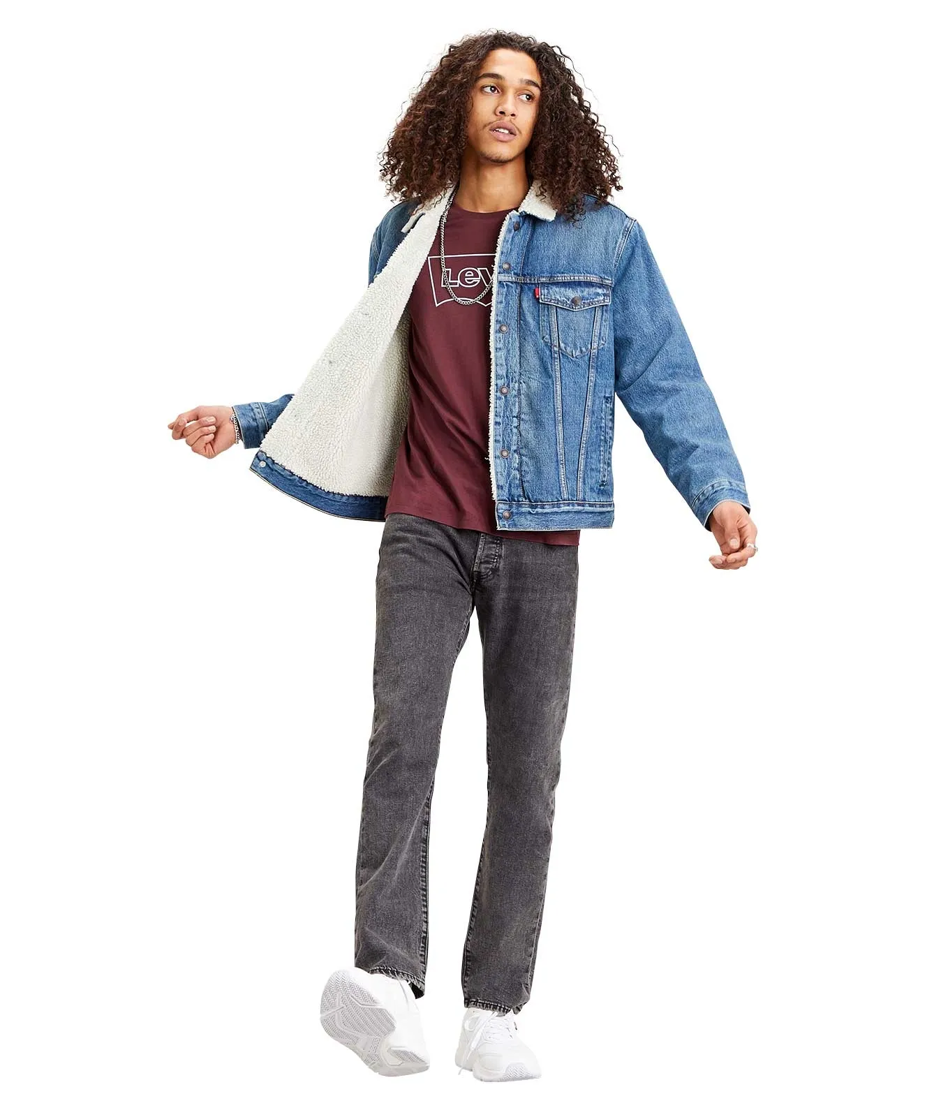 Levis Jeansjacke Sherpa Trucker in Fable Sherpa Trucker