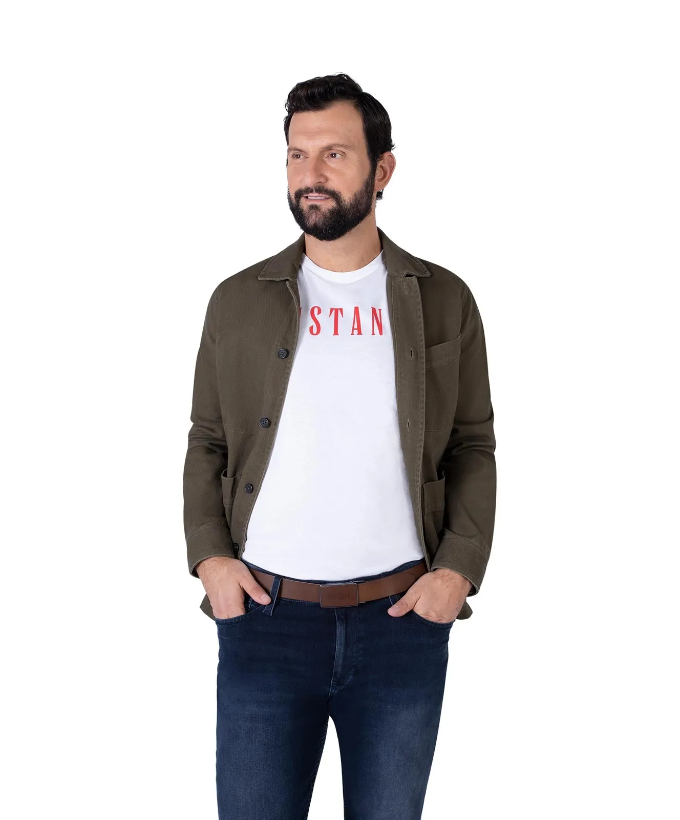 Mustang Koppelgürtel 35 Mm Gürtel MG2065L14 in Baileys