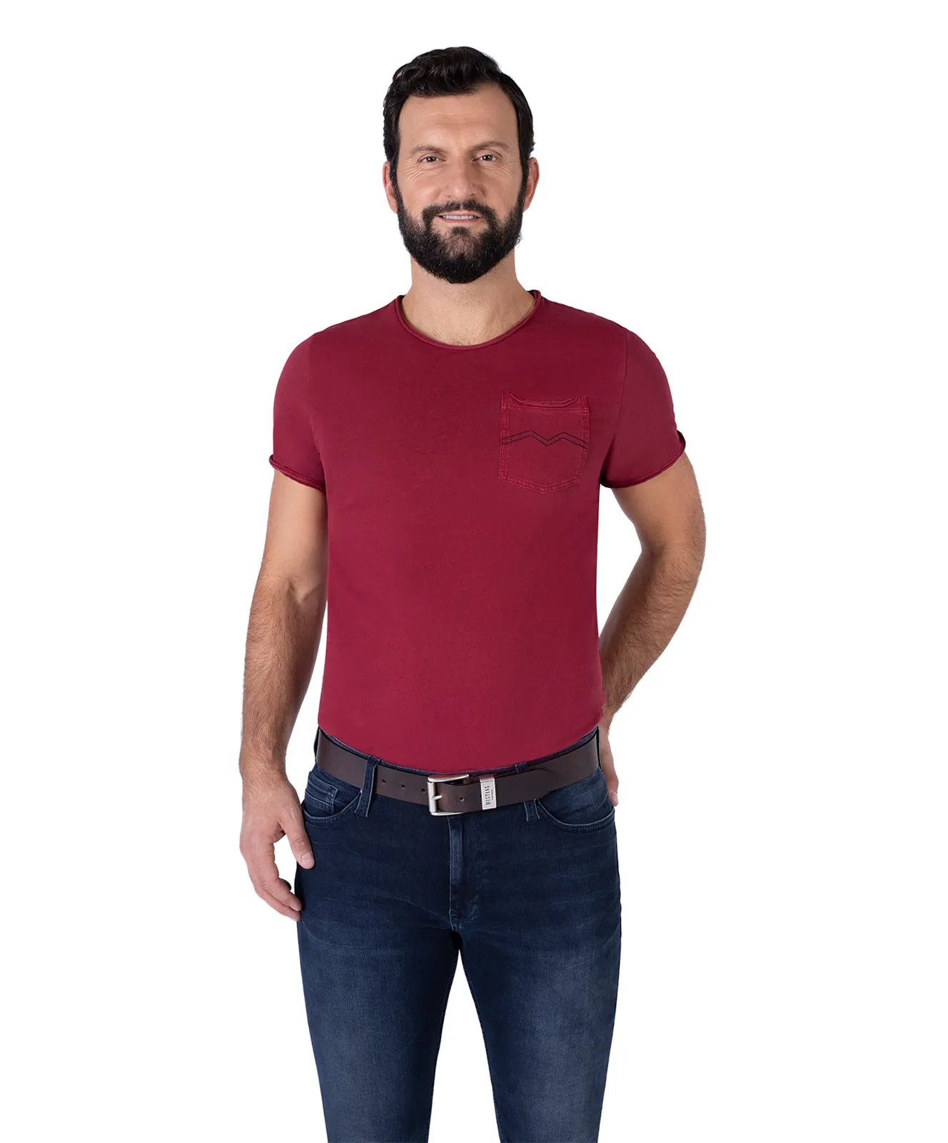 Mustang Ledergürtel 40 Mm Gürtel MG2104R04 in Dark Brown