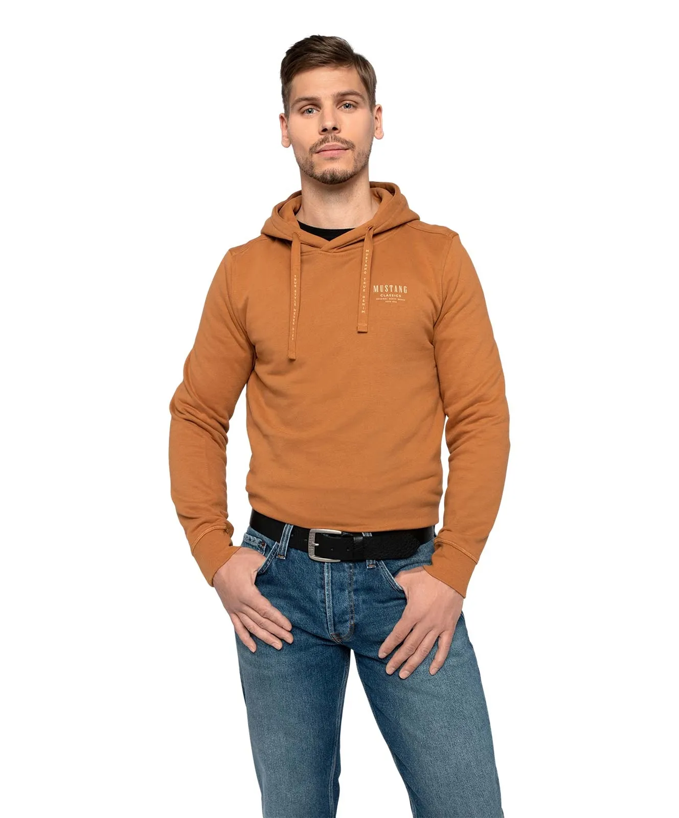 Mustang Ledergürtel 40 Mm Gürtel MG2107R19 in Black