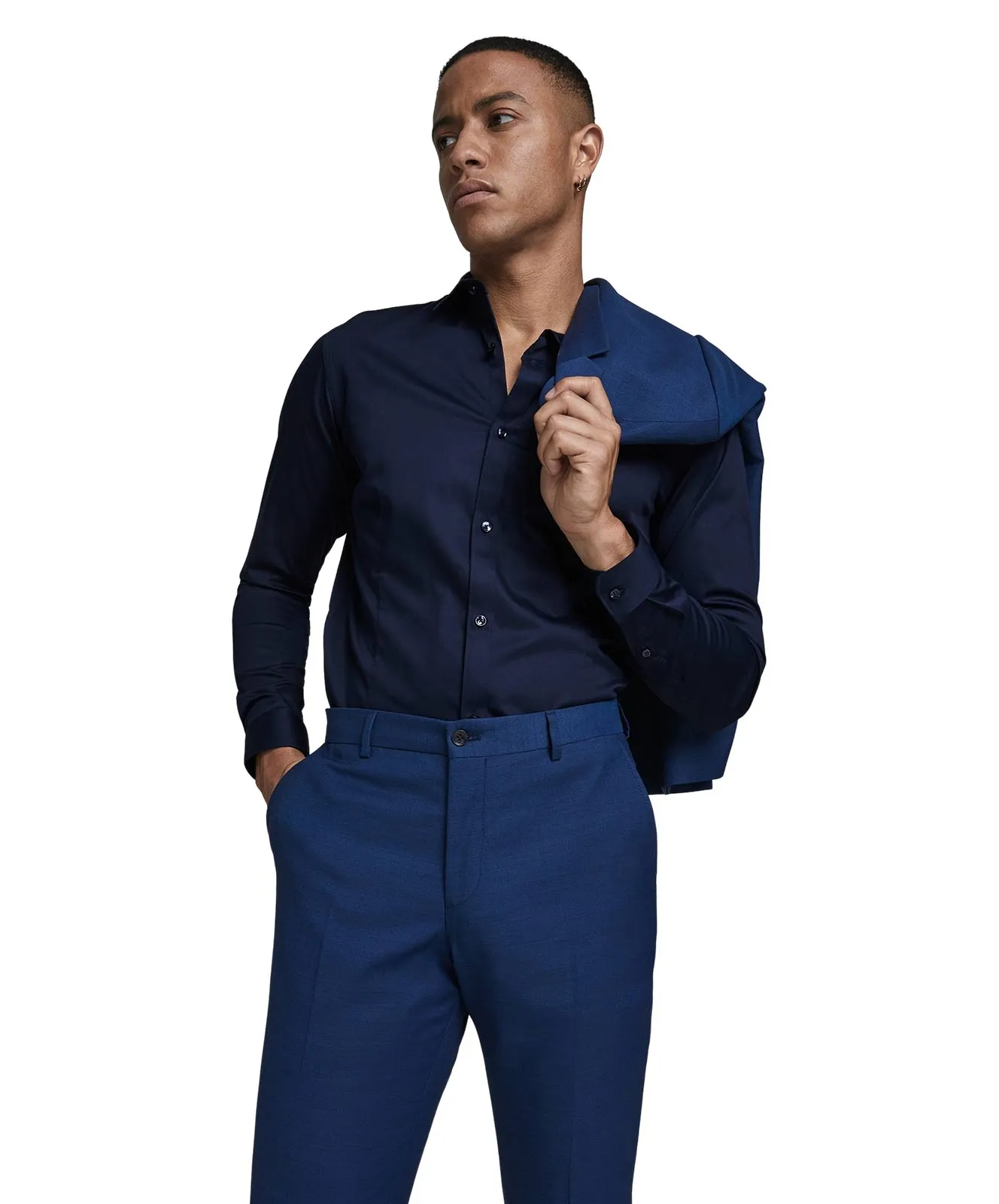 Jack & Jones Businesshemd Parma in Navy Blazer