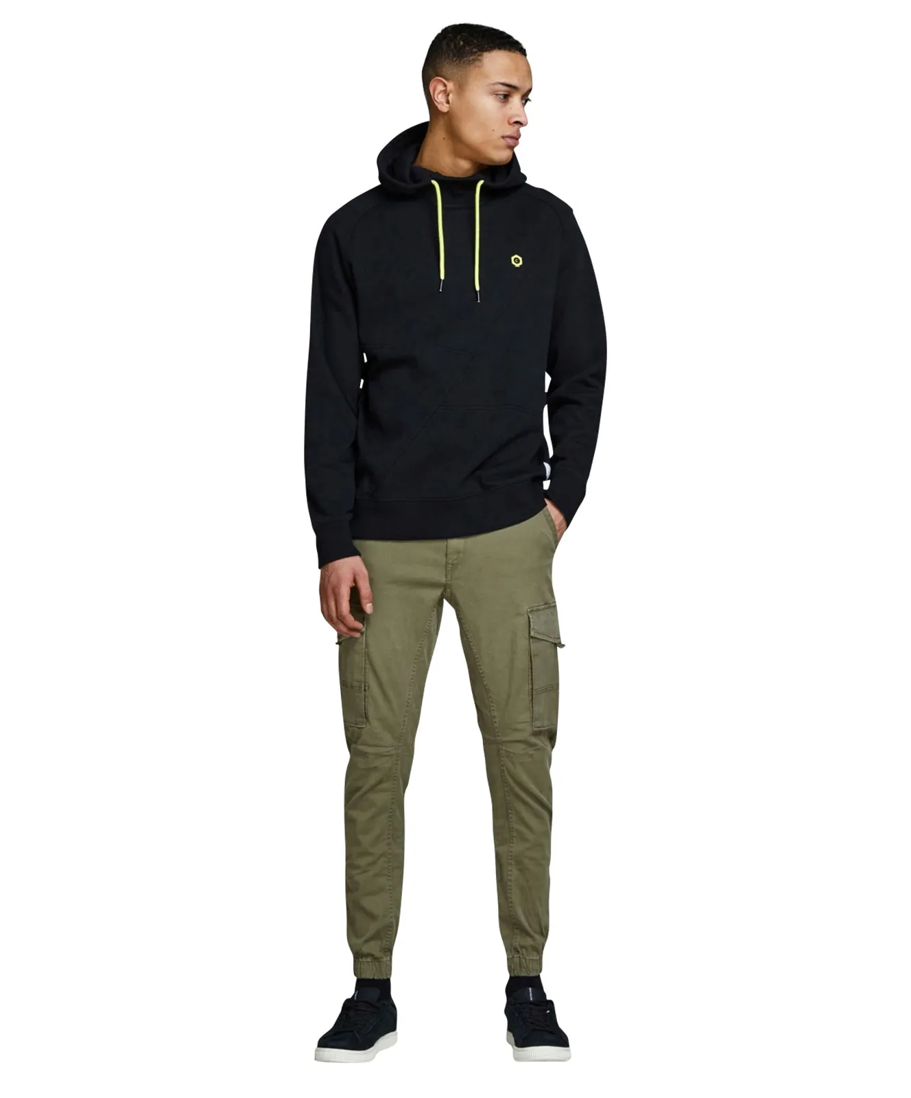 Jack & Jones Cargohose Paul in robuster Tapered Fit-Form