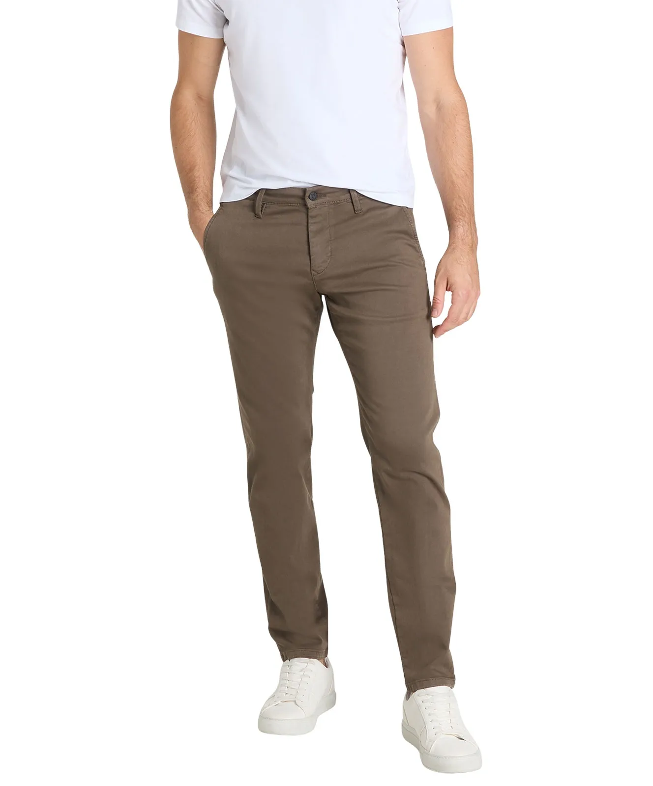 MAC Chino Hose Drivers Pants in Chocolate Brown