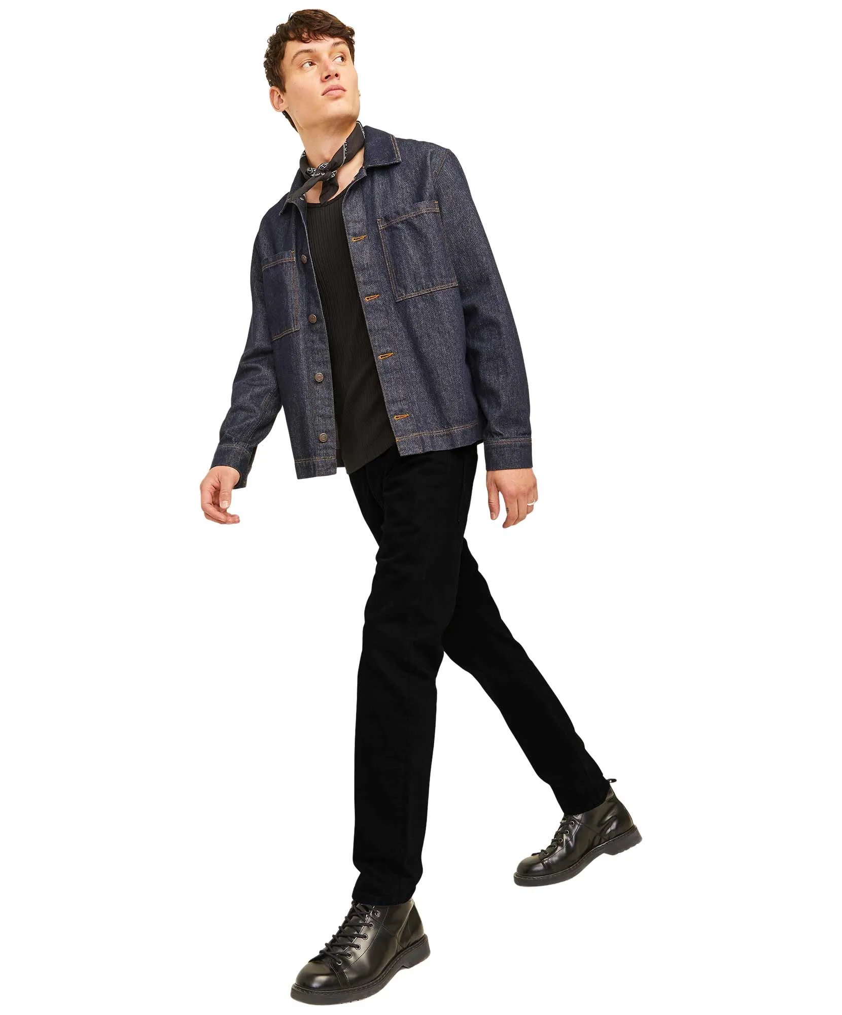 Jack & Jones Tapered Jeans Mike Original in Black