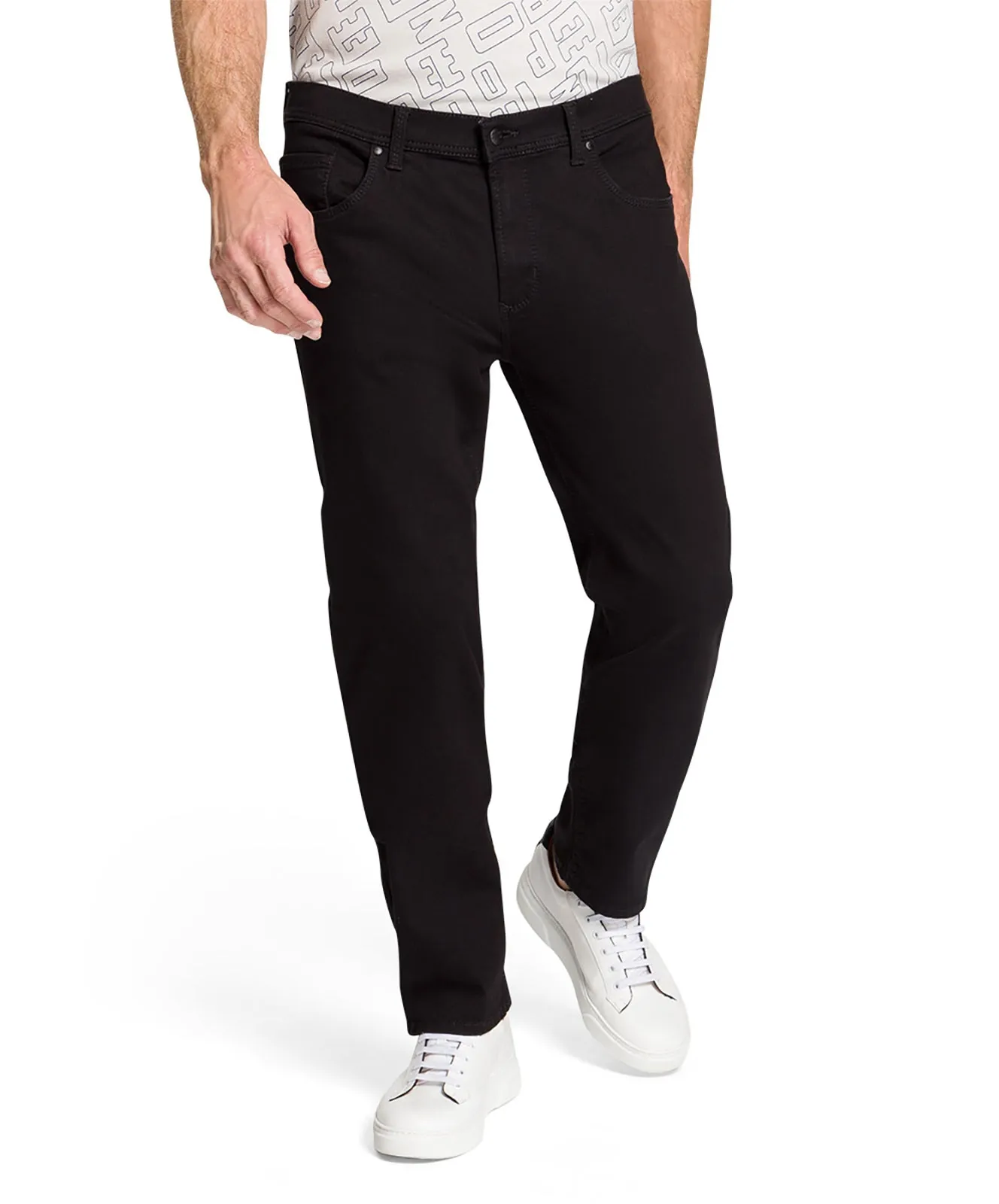 Pioneer Straight Jeans Thomas 1601 in Black