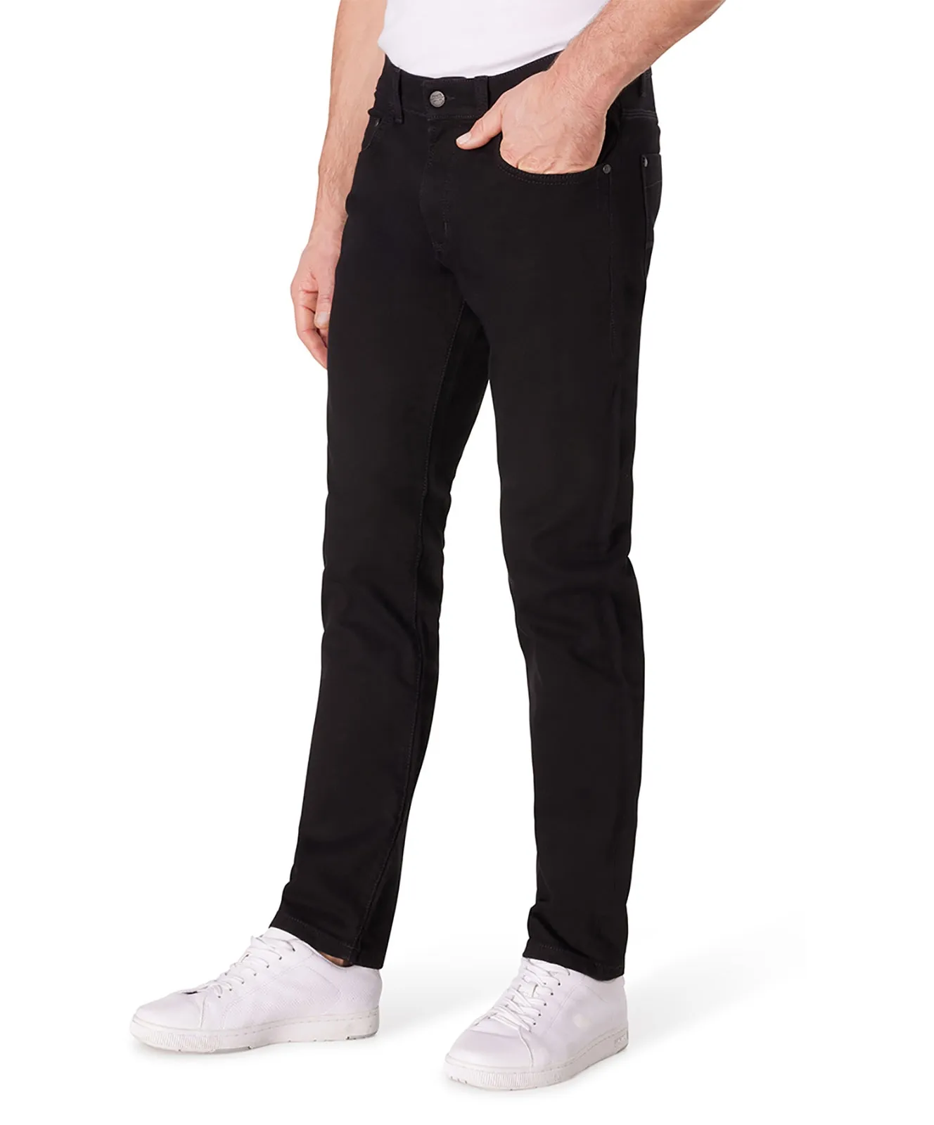 Pioneer Straight Jeans Eric in Black Black Raw