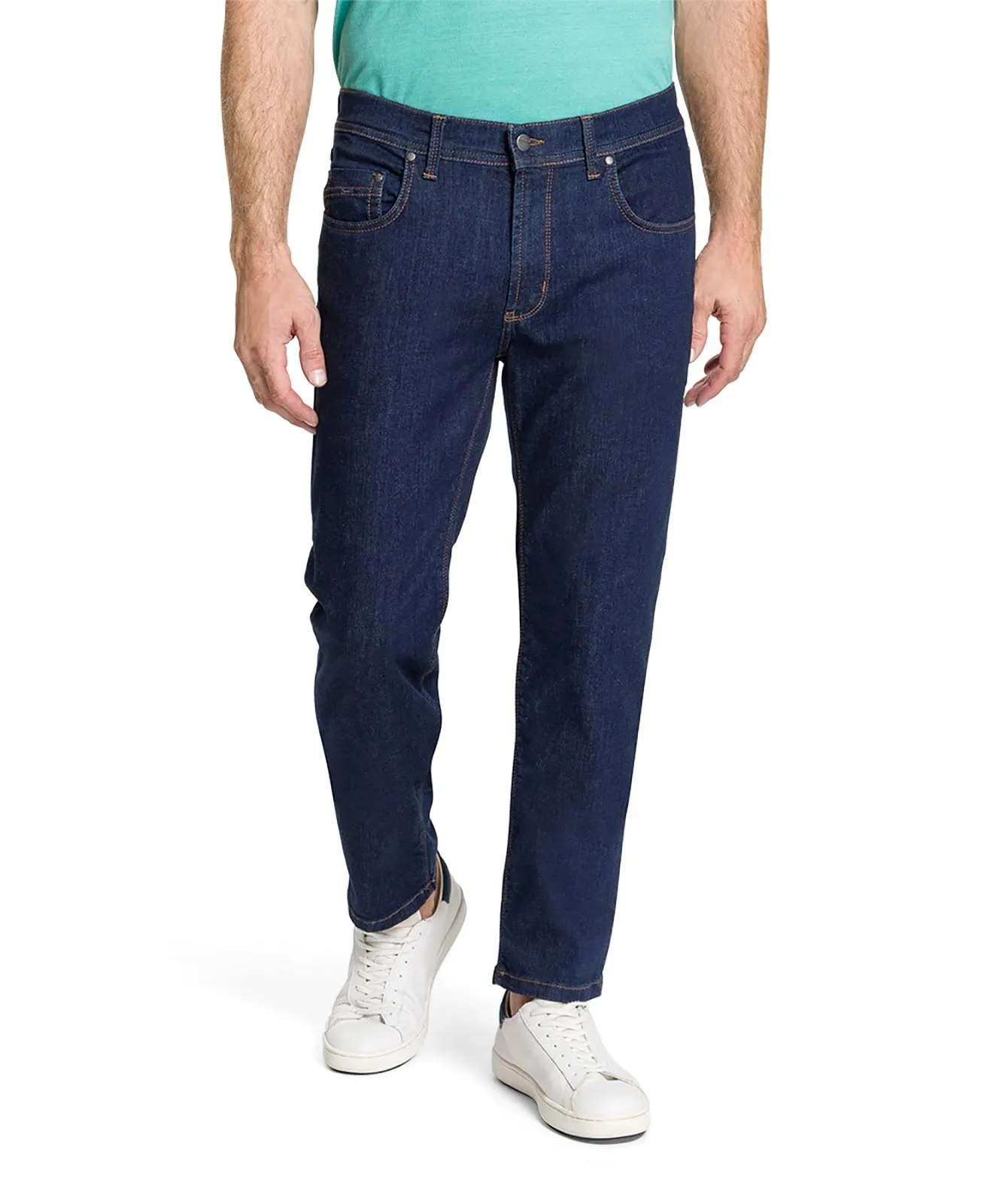Pioneer Straight Jeans Rando Megaflex 1680 in Dark Blue Stonewash