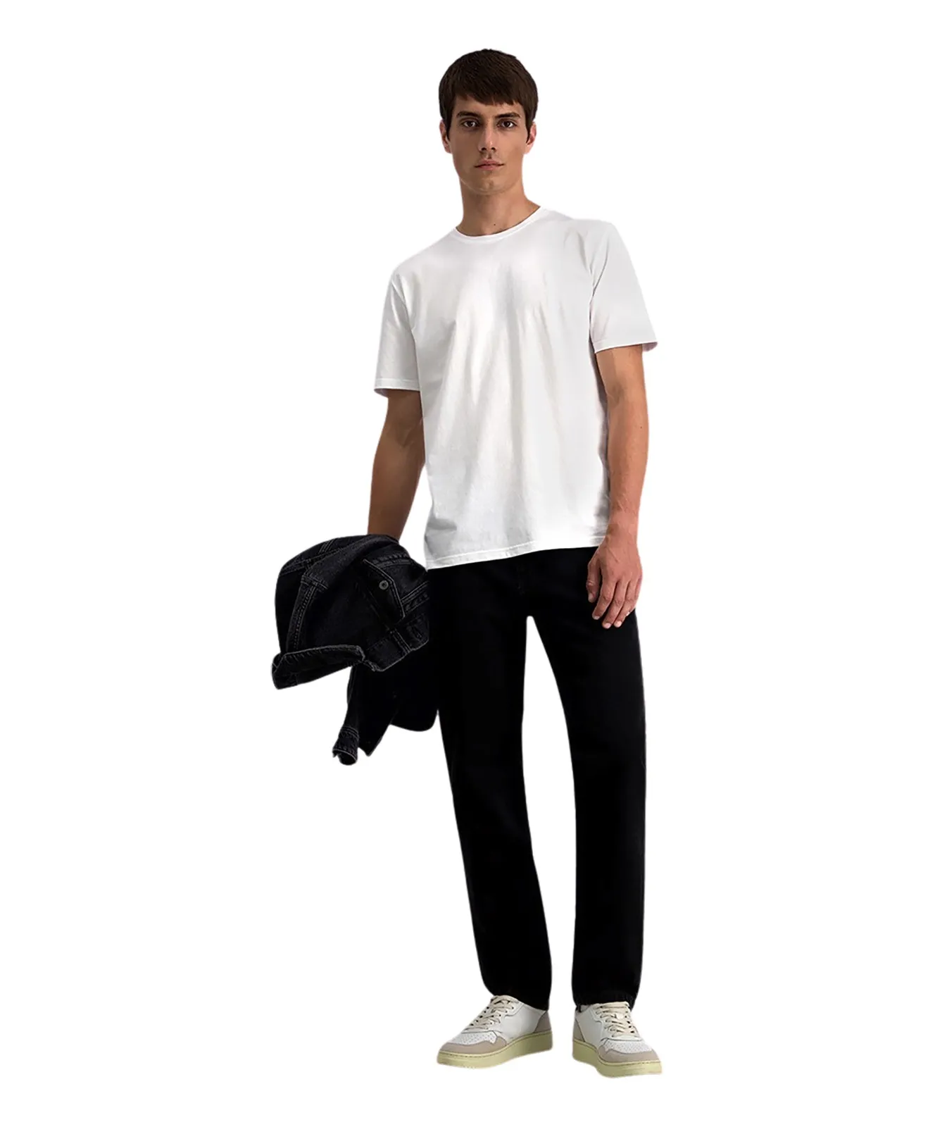 Pioneer Straight Jeans Ron in Black Raw