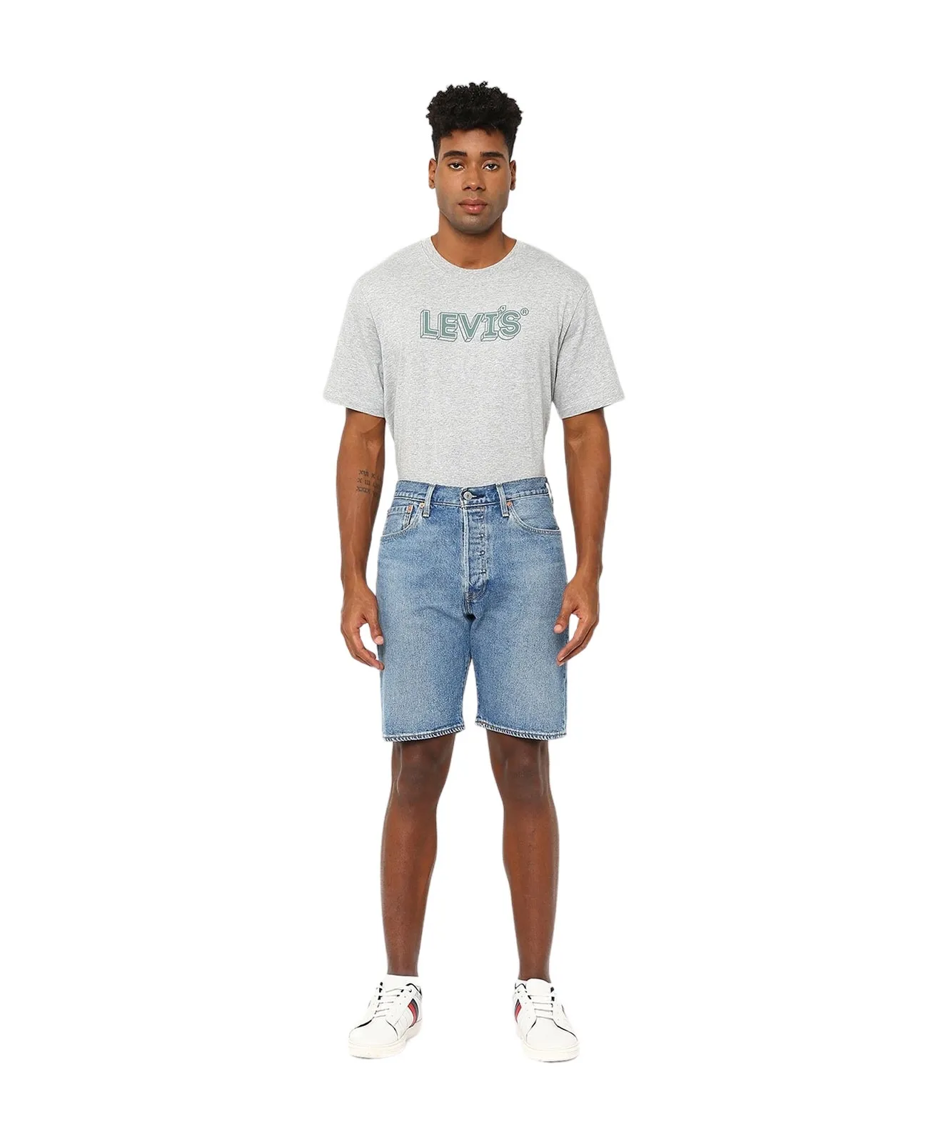 Levis Jeans Shorts 501 Original Shorts in 9am On Battery