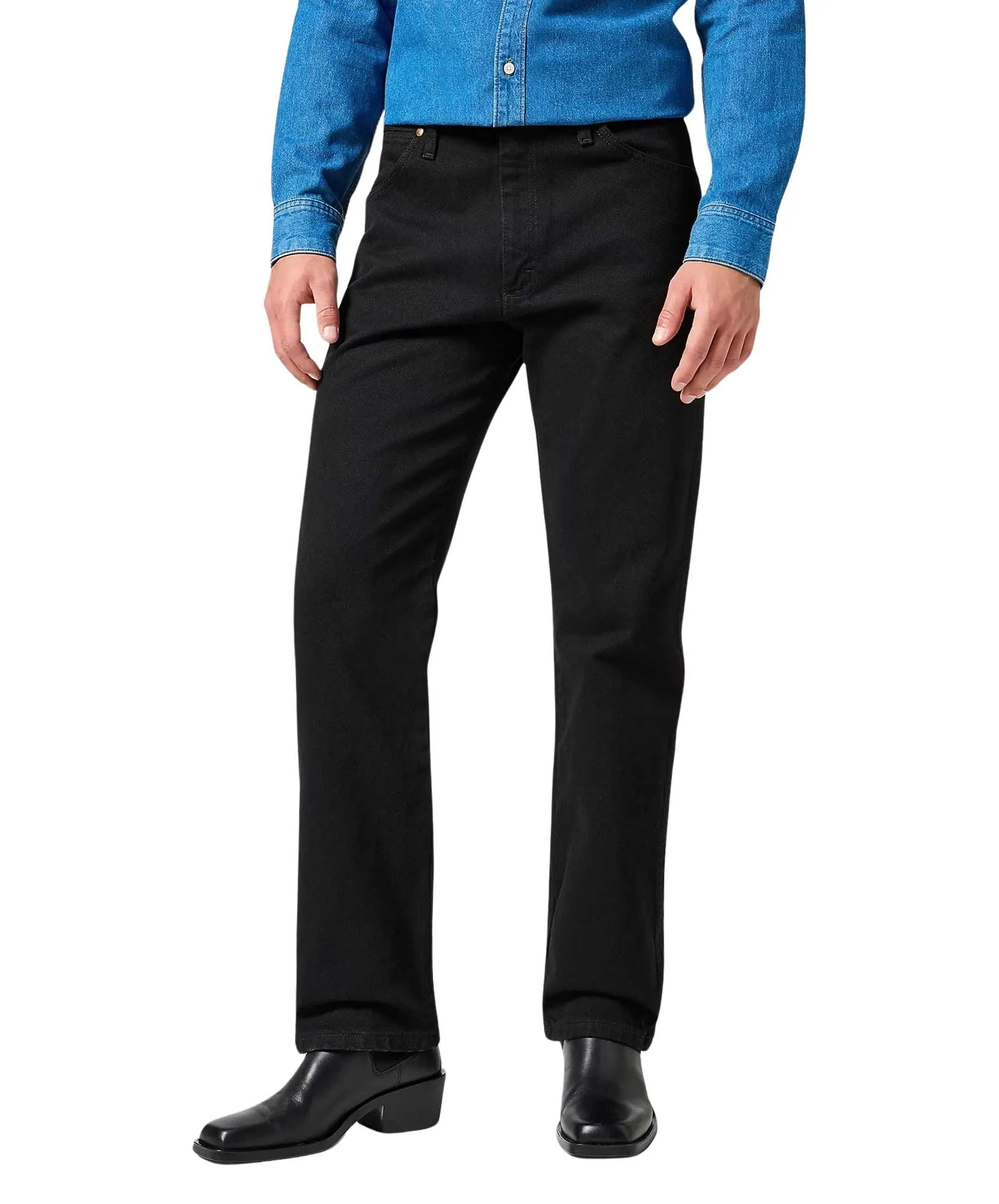 Wrangler Bootcut Jeans 13MWZ in Shadow Black