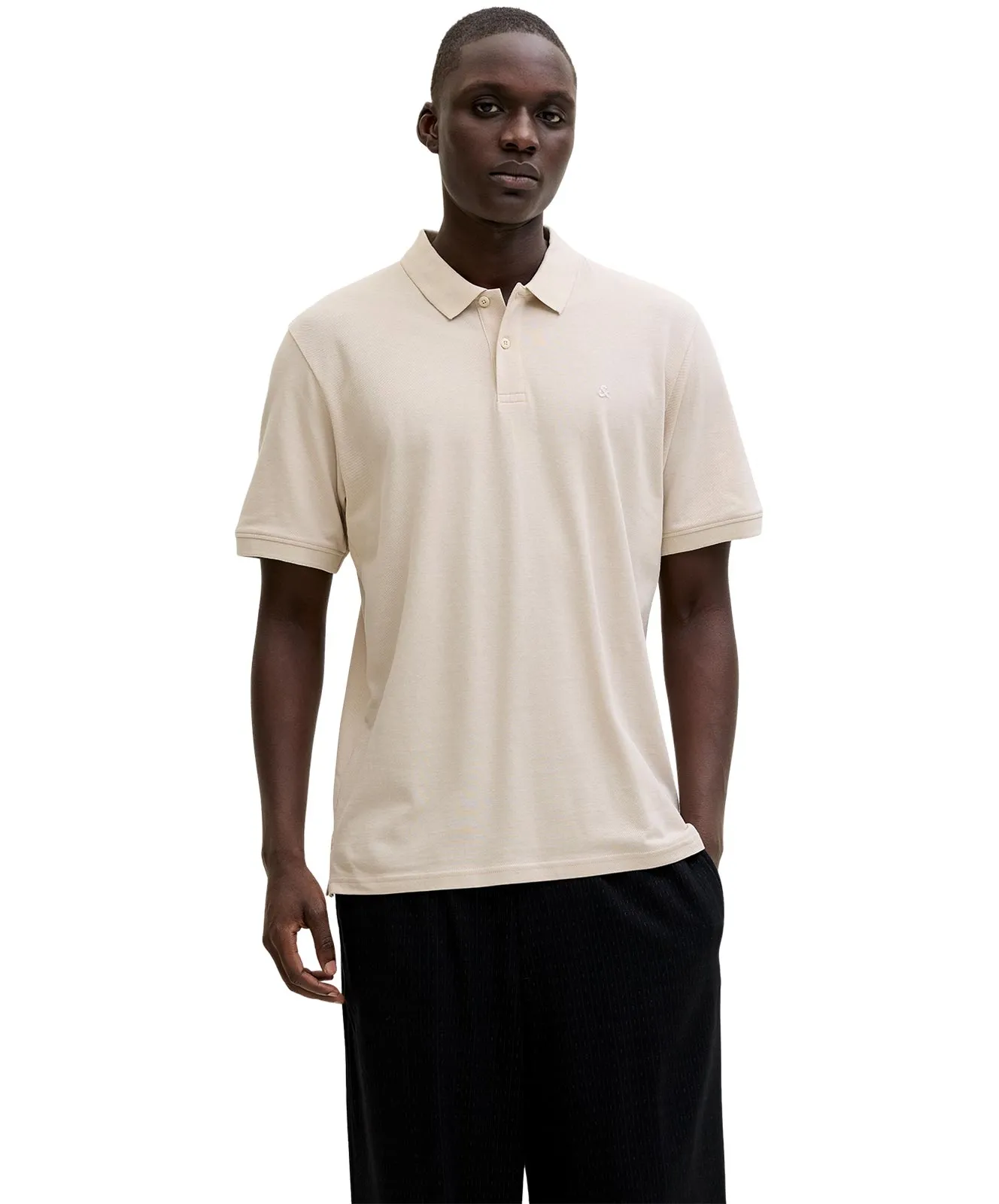 Jack & Jones Poloshirt Basic Polo in Moonbeam