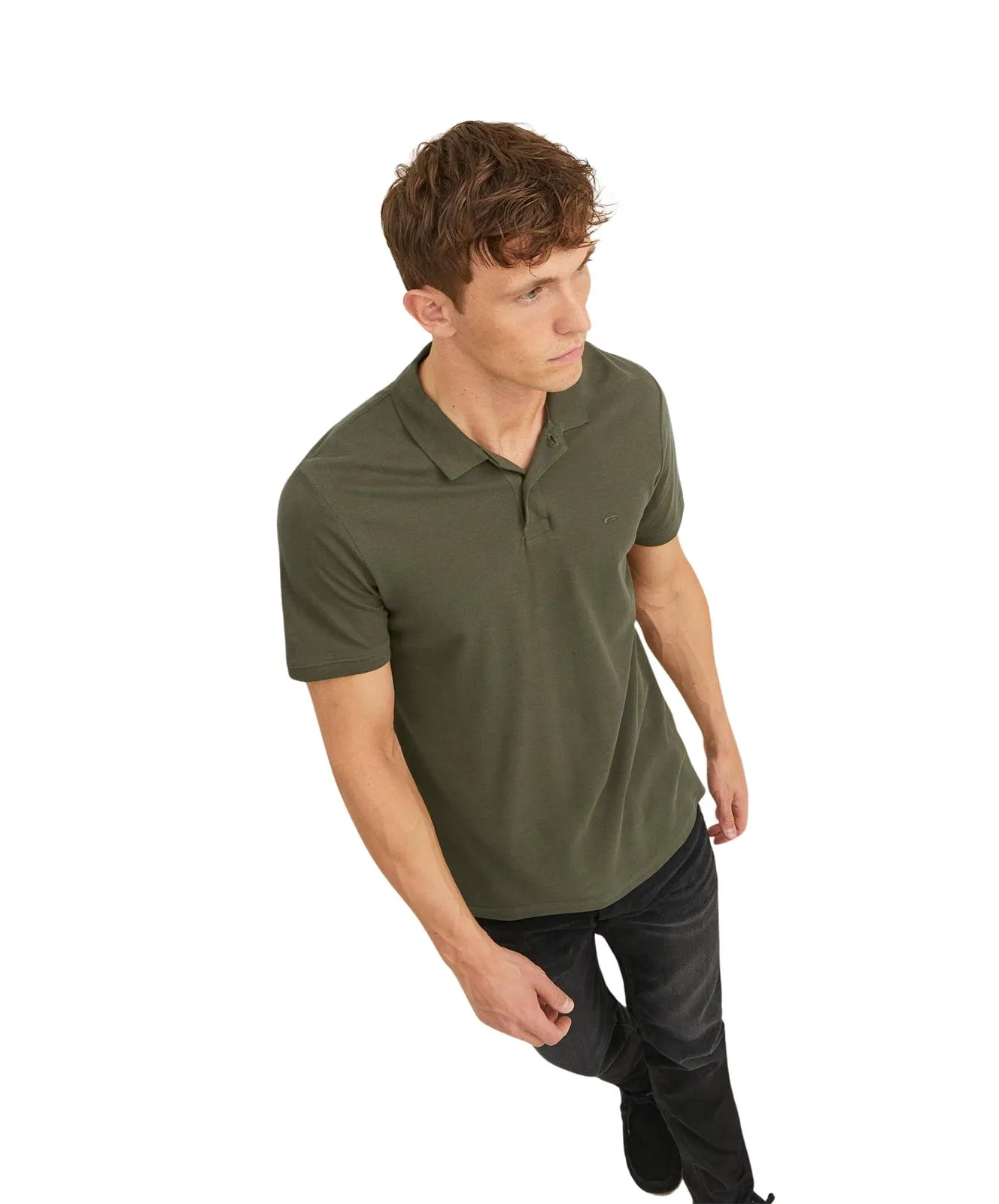 Jack & Jones Poloshirt Basic Polo in Olive Night
