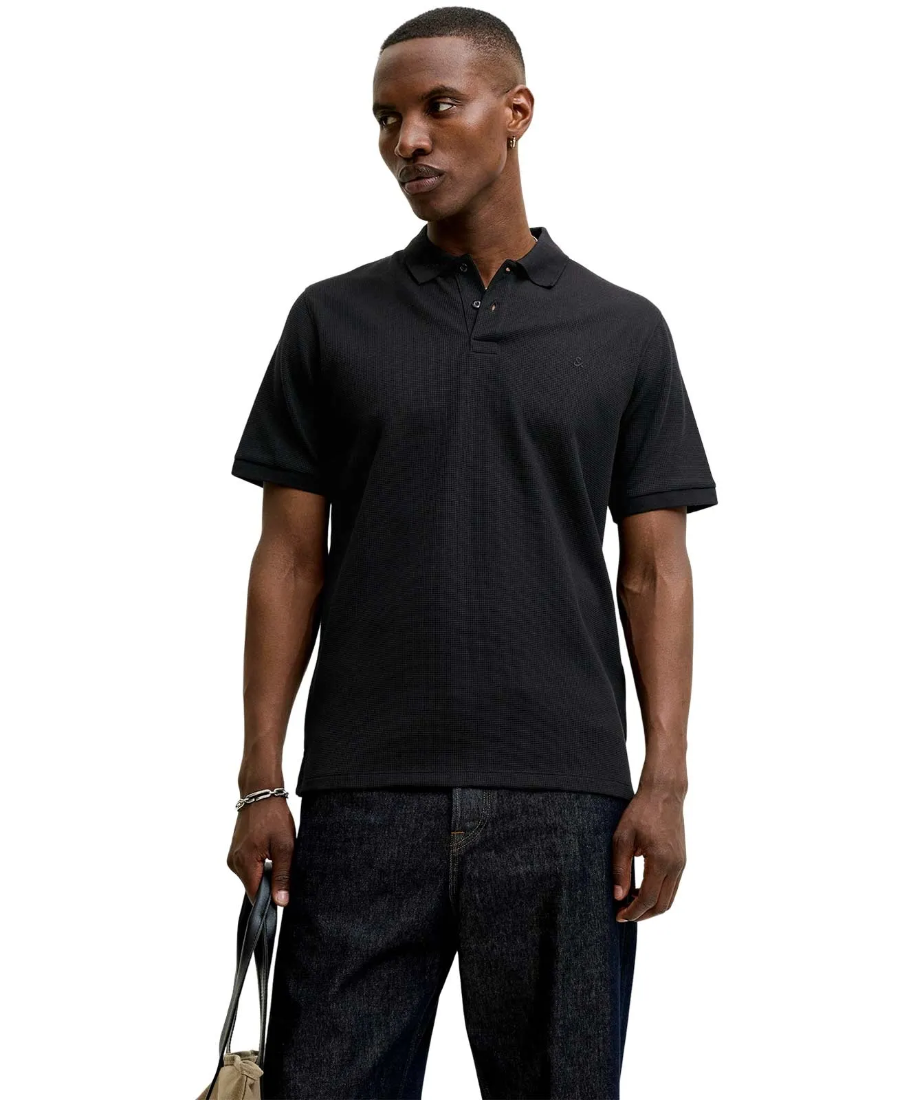 Jack & Jones Poloshirt Austin Polo in Black Classic
