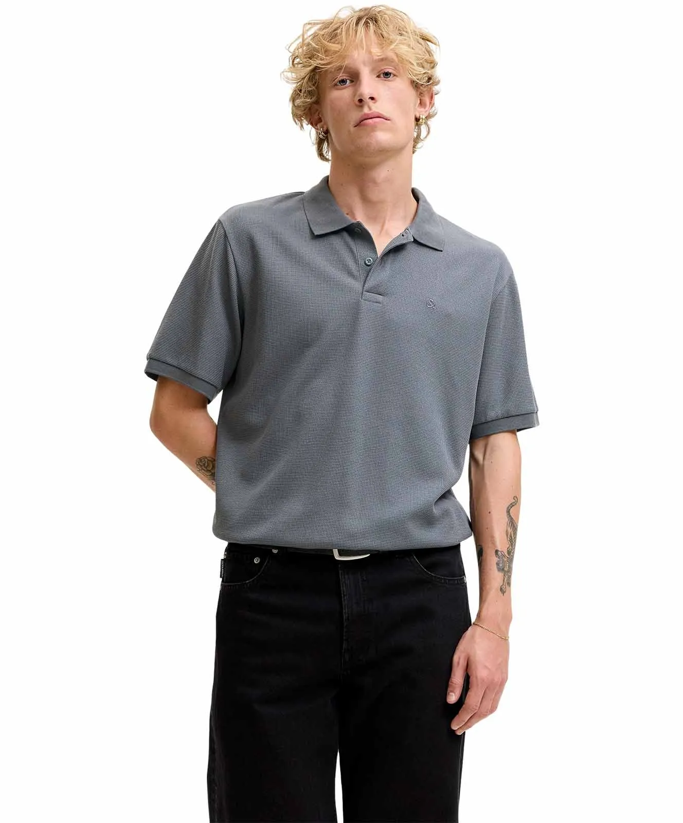 Jack & Jones Poloshirt Austin Polo in Turbulence Classic