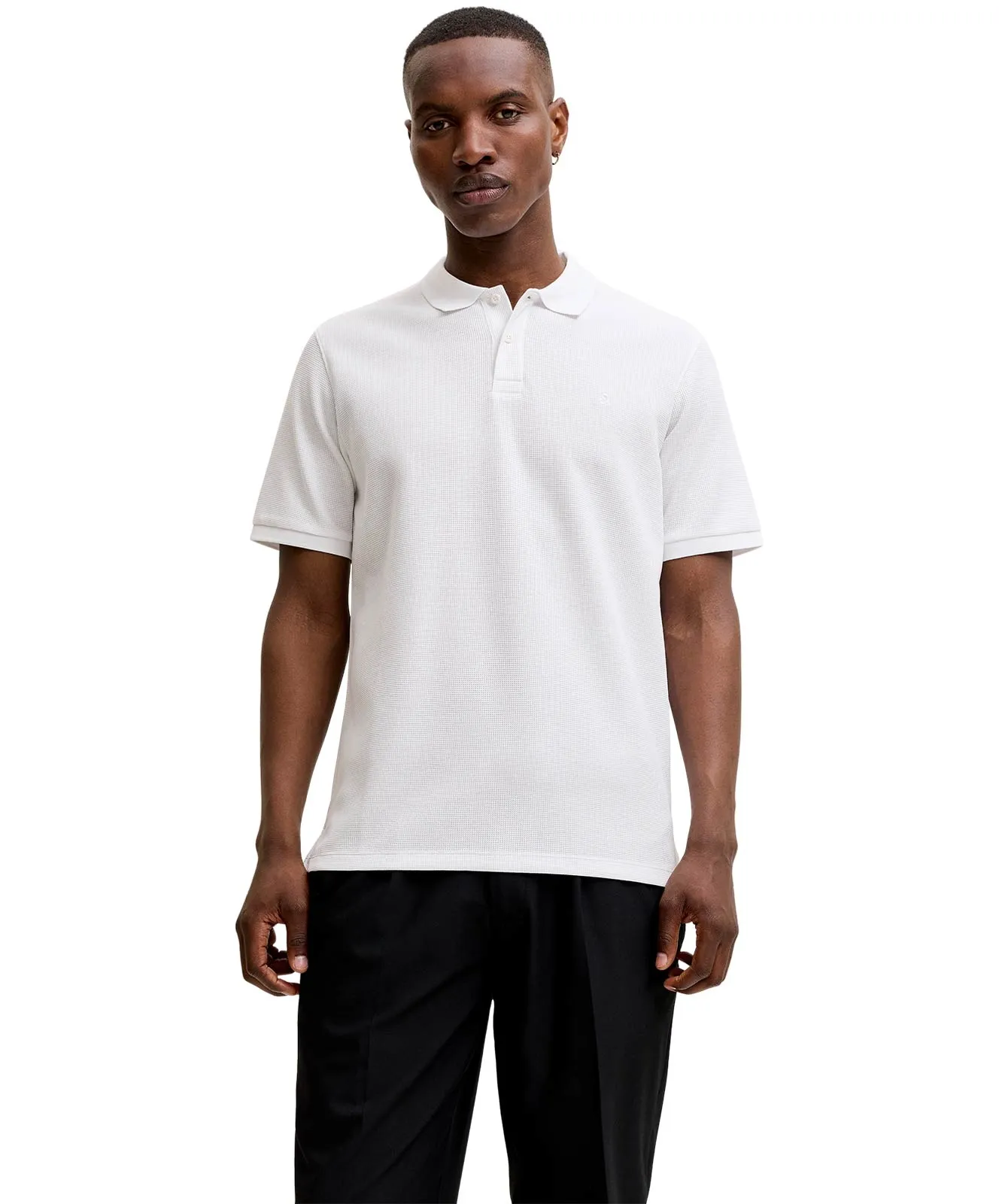 Jack & Jones Poloshirt Austin Polo in White Classic