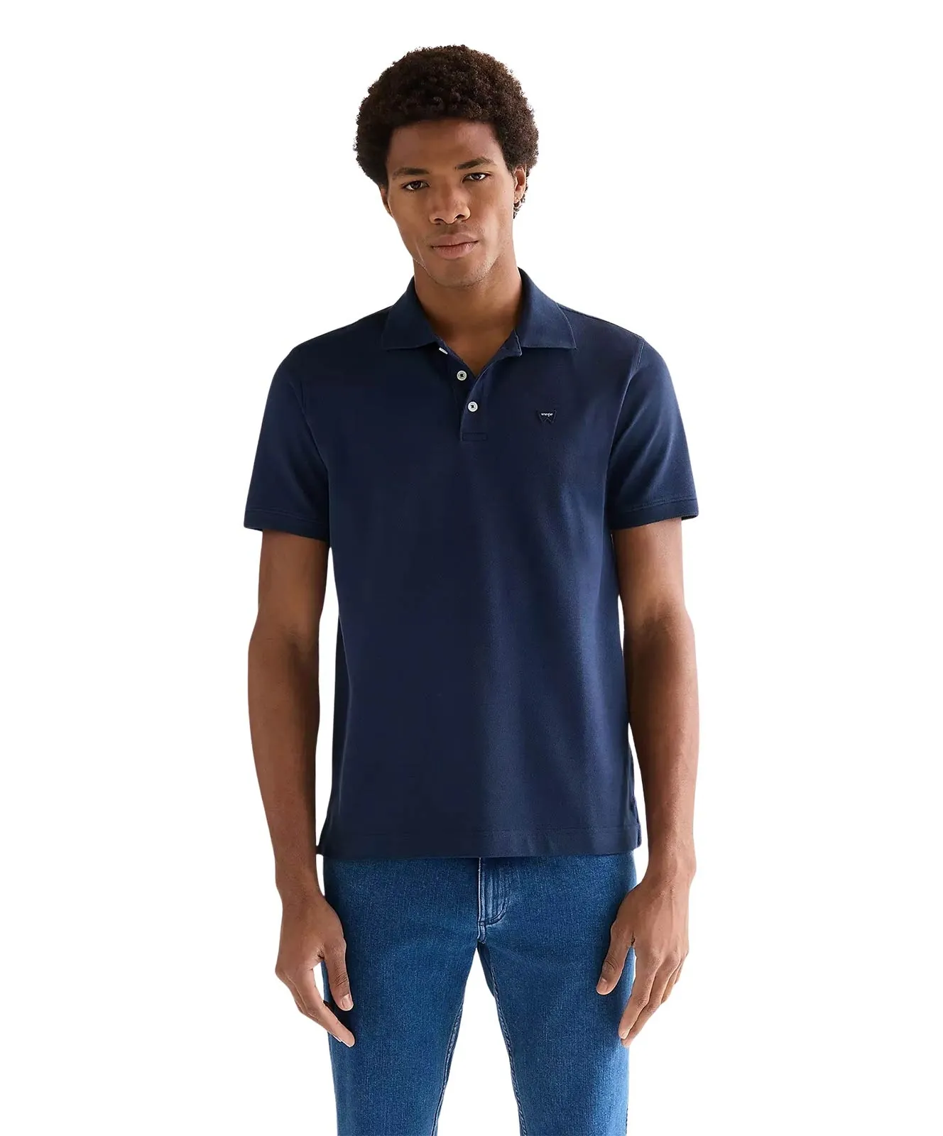 Wrangler Poloshirt Polo Shirt in Navy