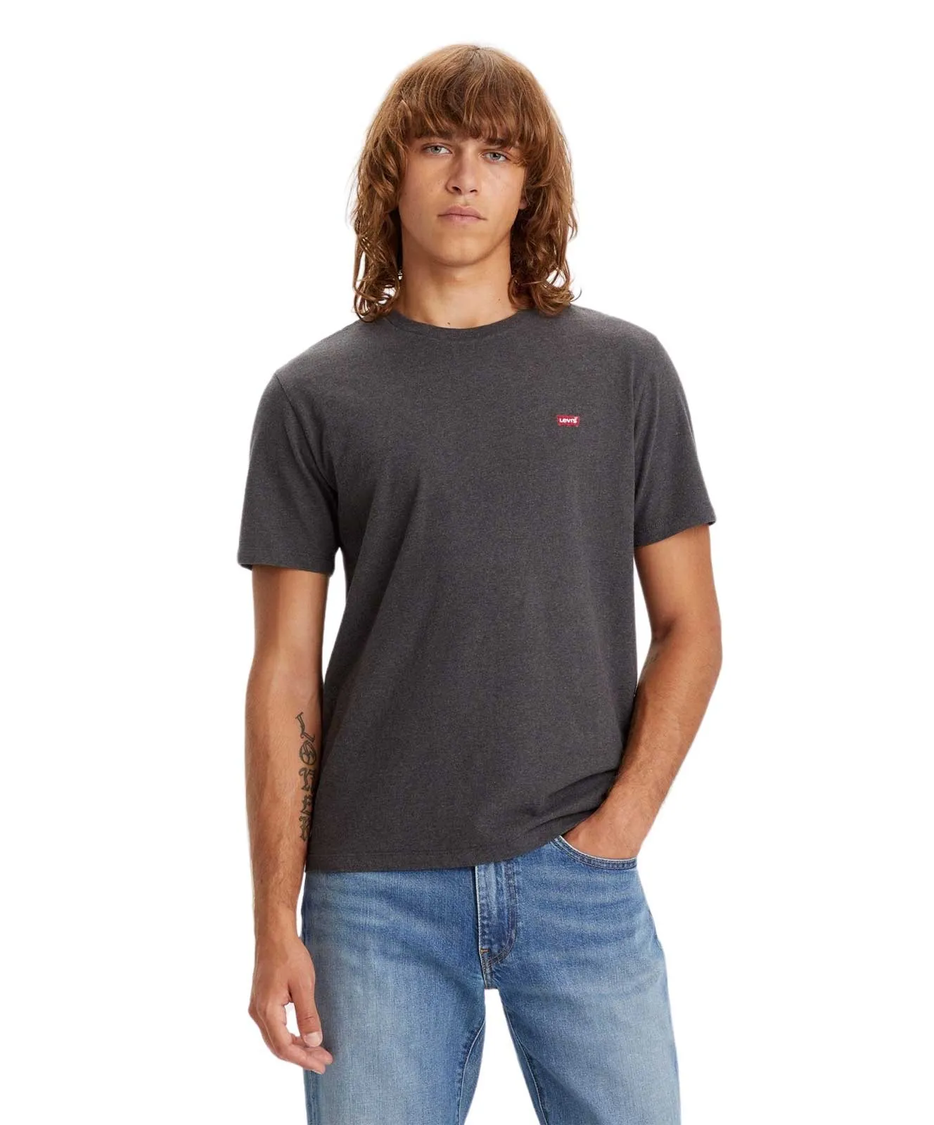 Levis T-Shirt Original Tee in Dark Charcoal
