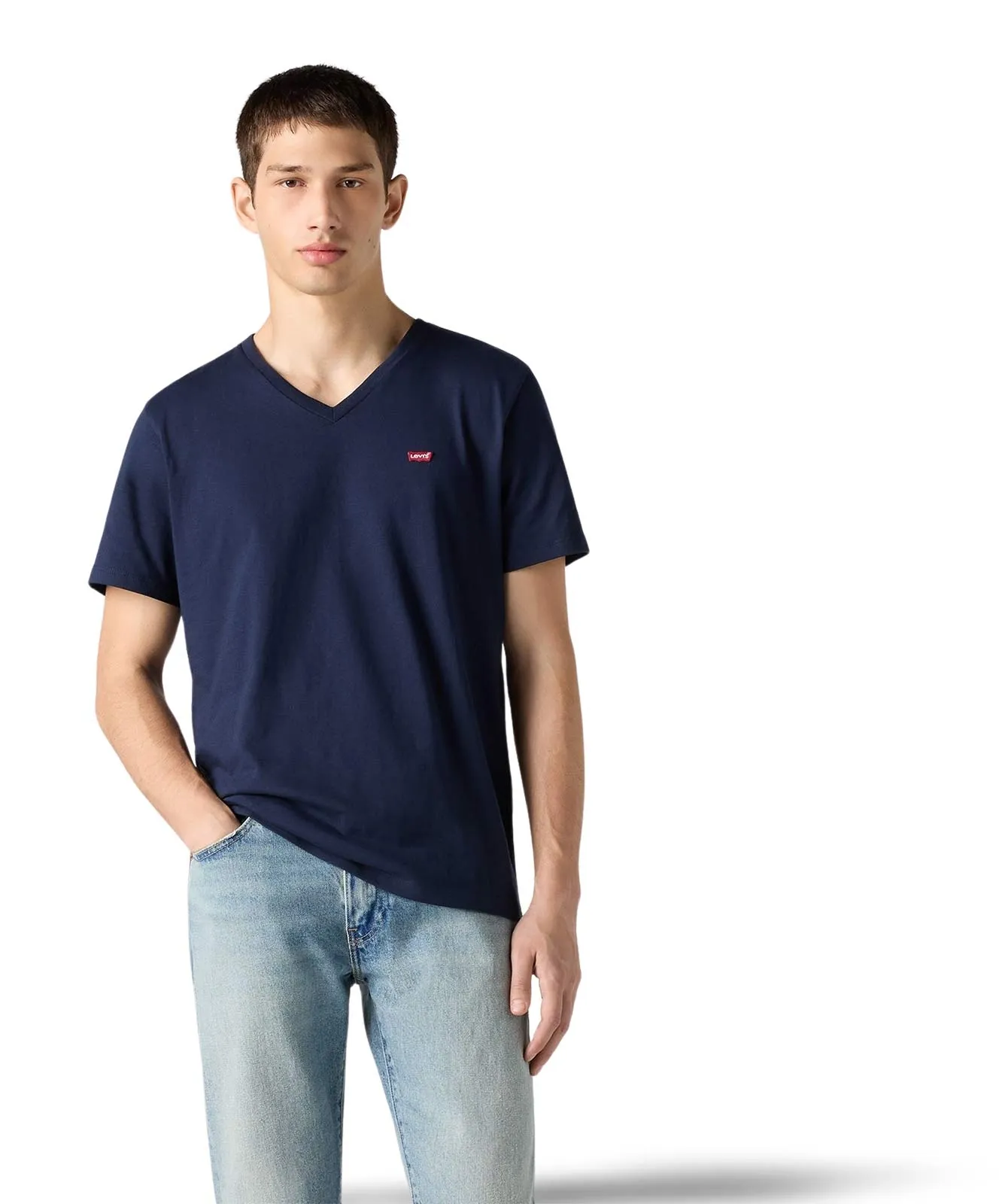 Levis T-Shirt Original Housemark in Navy Blazer