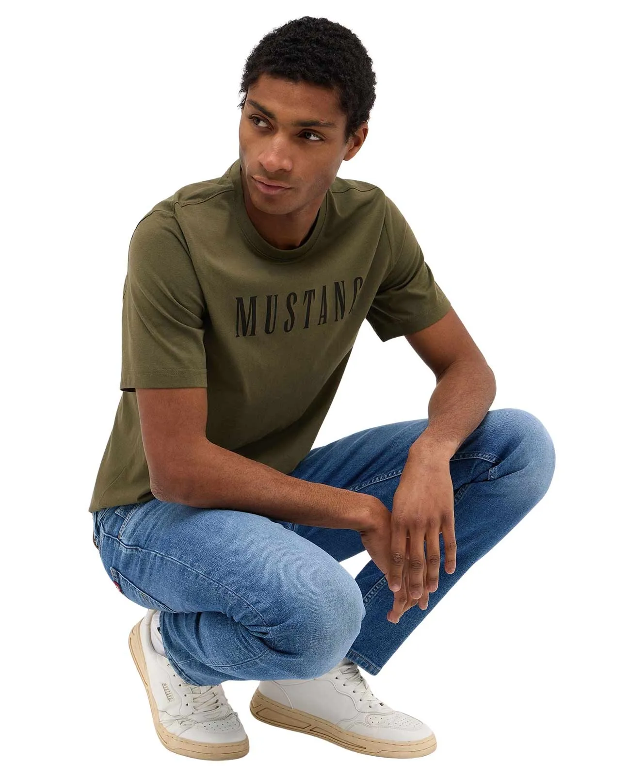 Mustang Logoshirt Austin in Sea Turtle