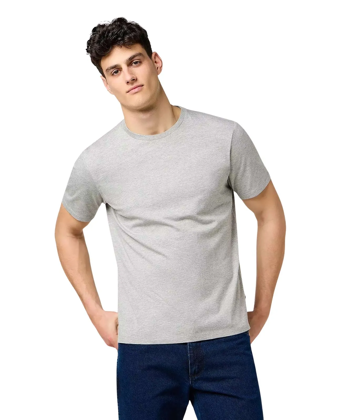 Wrangler T-Shirt 3 Pack Tee in White Grey Black