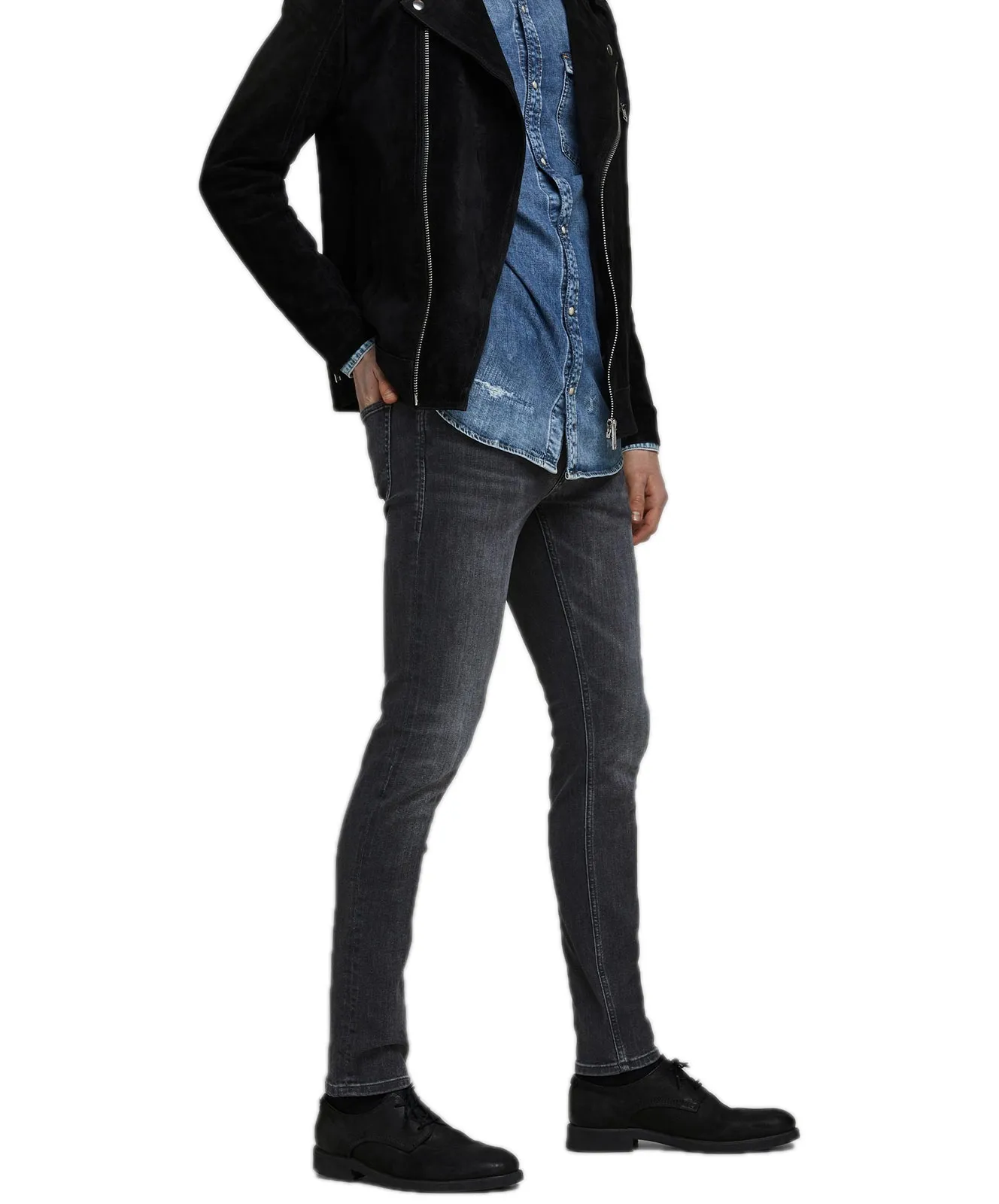 Jack & Jones Slim Fit Jeans Glenn Original in Black Denim